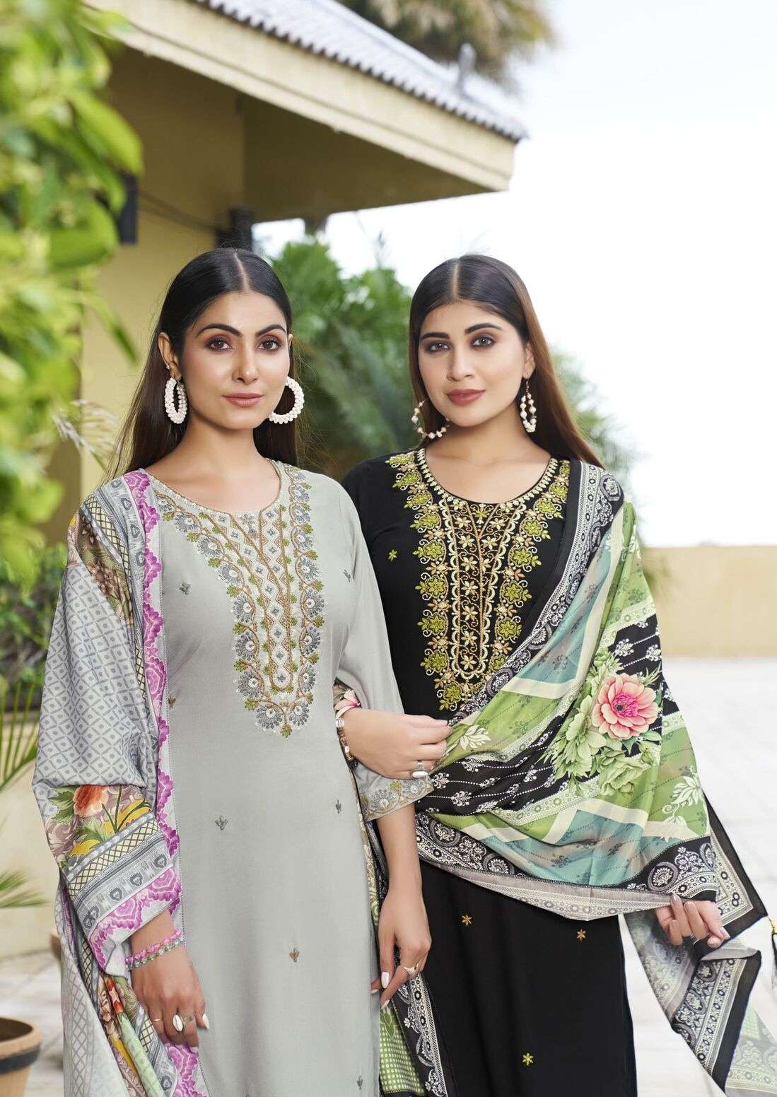 APSARA BY WOODEE IN PREMIUM QUALITY RAYON WITH STRAIGHT CUT 3 PCS CONCEPT 