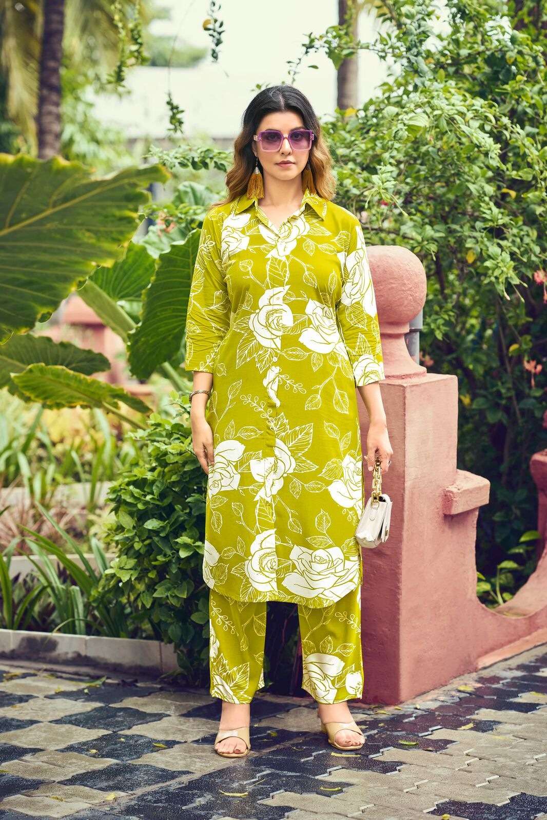 BARBIE BY TIPS & TOPS IN HEAVY RAYON PRINT WITH POCKET FESTIVAL COLLECTION 