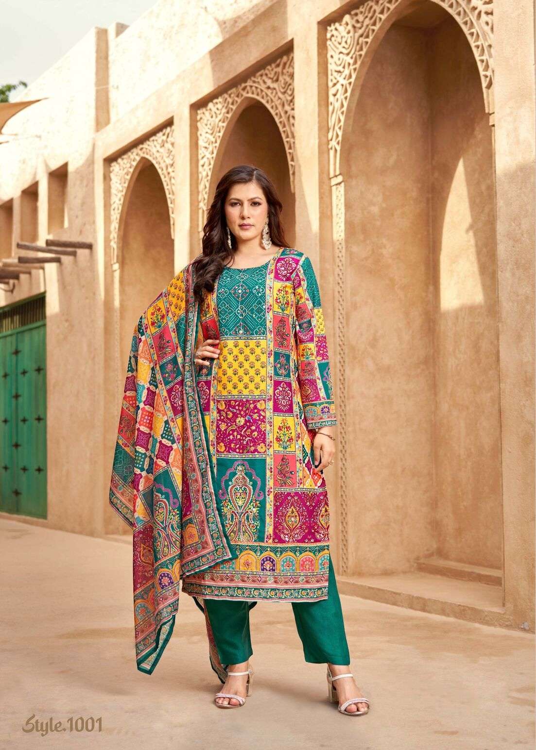 BIN SAEED BY TEXOFAB IN PURE MUSLIN DIGITAL PRINT WITH FULL MICRO INNER AND AARI HANDWORK