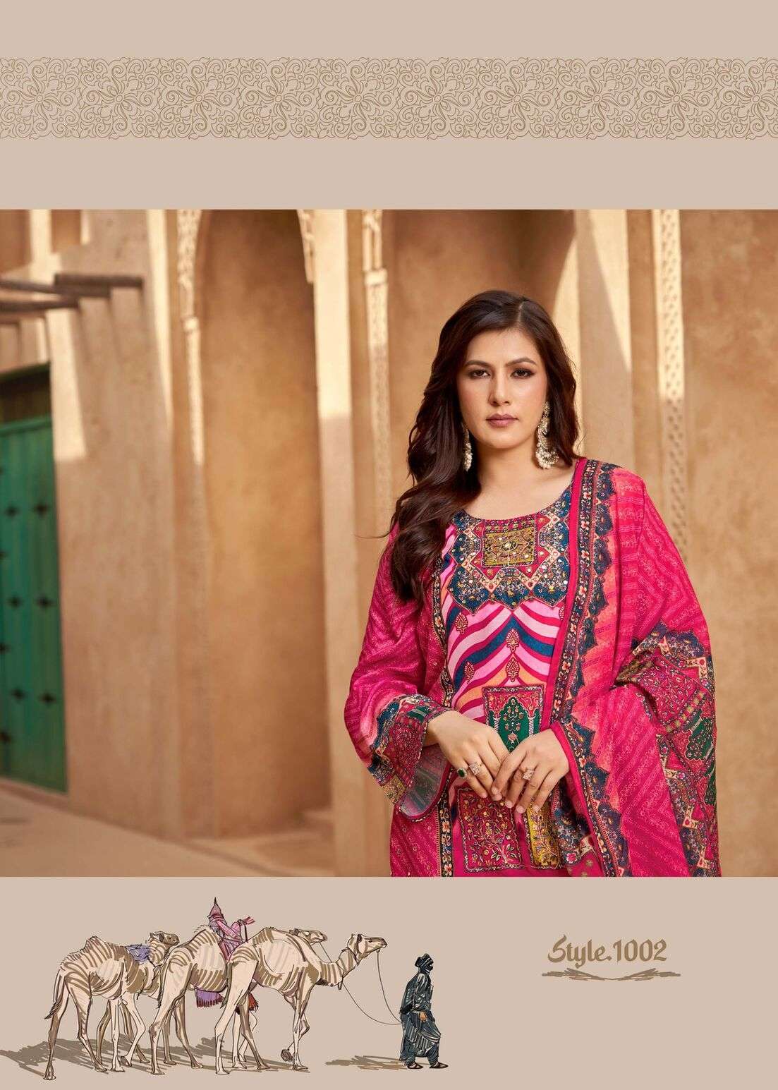 BIN SAEED BY TEXOFAB IN PURE MUSLIN DIGITAL PRINT WITH FULL MICRO INNER AND AARI HANDWORK