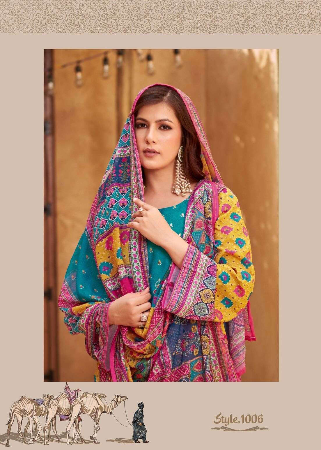 BIN SAEED BY TEXOFAB IN PURE MUSLIN DIGITAL PRINT WITH FULL MICRO INNER AND AARI HANDWORK