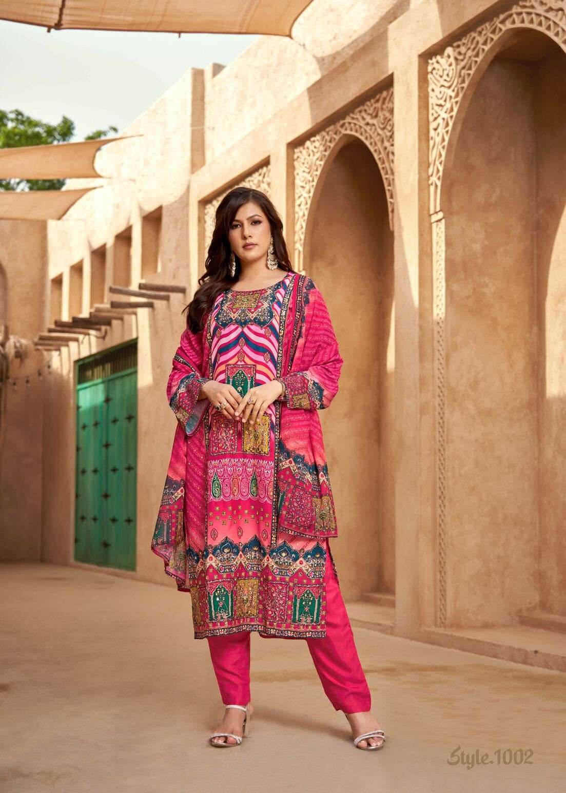 BIN SAEED BY TEXOFAB IN PURE MUSLIN DIGITAL PRINT WITH FULL MICRO INNER AND AARI HANDWORK