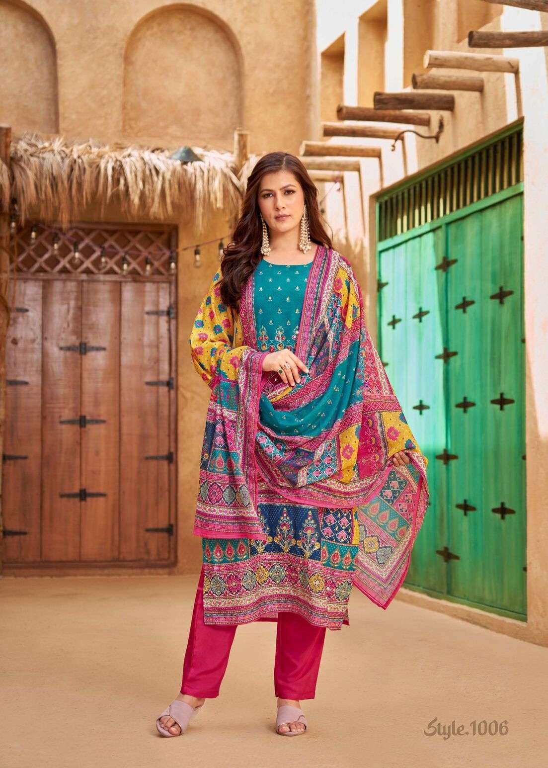 BIN SAEED BY TEXOFAB IN PURE MUSLIN DIGITAL PRINT WITH FULL MICRO INNER AND AARI HANDWORK