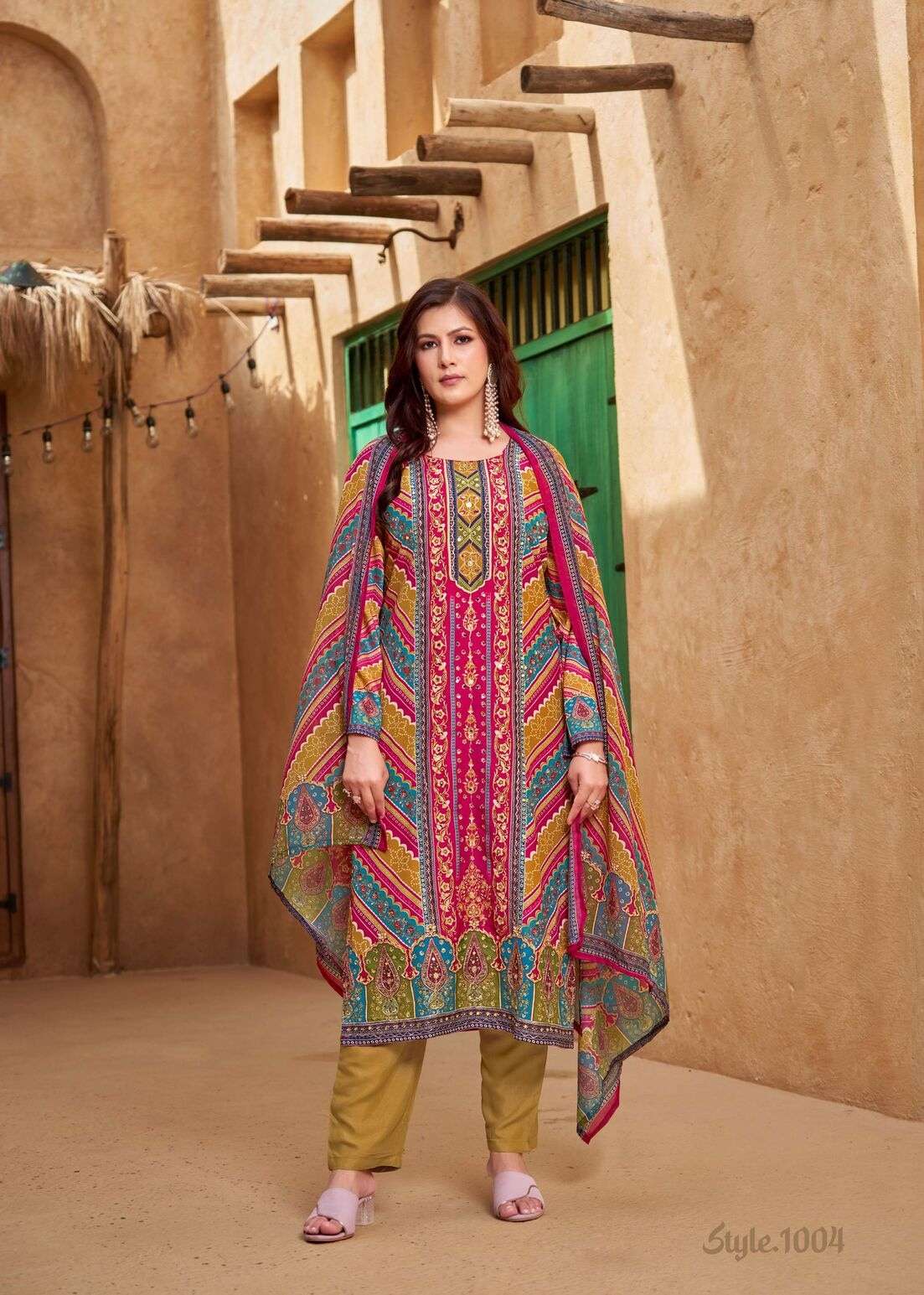 BIN SAEED BY TEXOFAB IN PURE MUSLIN DIGITAL PRINT WITH FULL MICRO INNER AND AARI HANDWORK