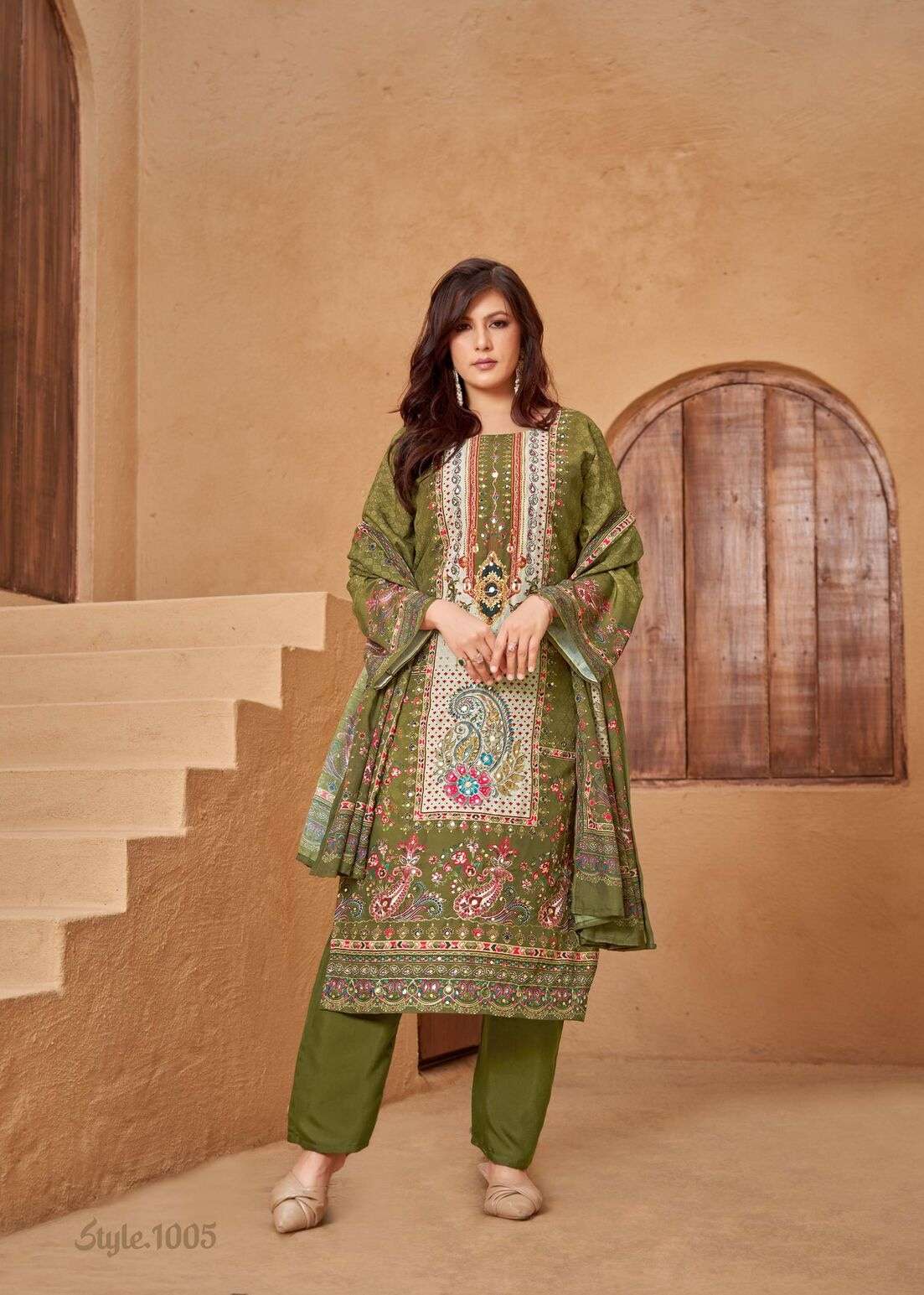 BIN SAEED BY TEXOFAB IN PURE MUSLIN DIGITAL PRINT WITH FULL MICRO INNER AND AARI HANDWORK