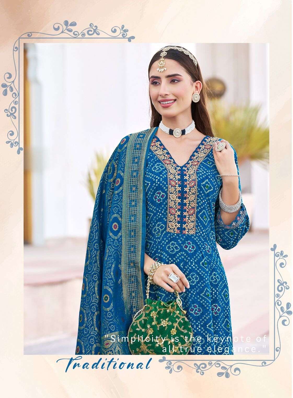 ELEGANCE VOL-1 BY RADHIKA LIFESTYLE IN RAYON PRINT ANARKALI GOWN PANT WITH DUPATTA 