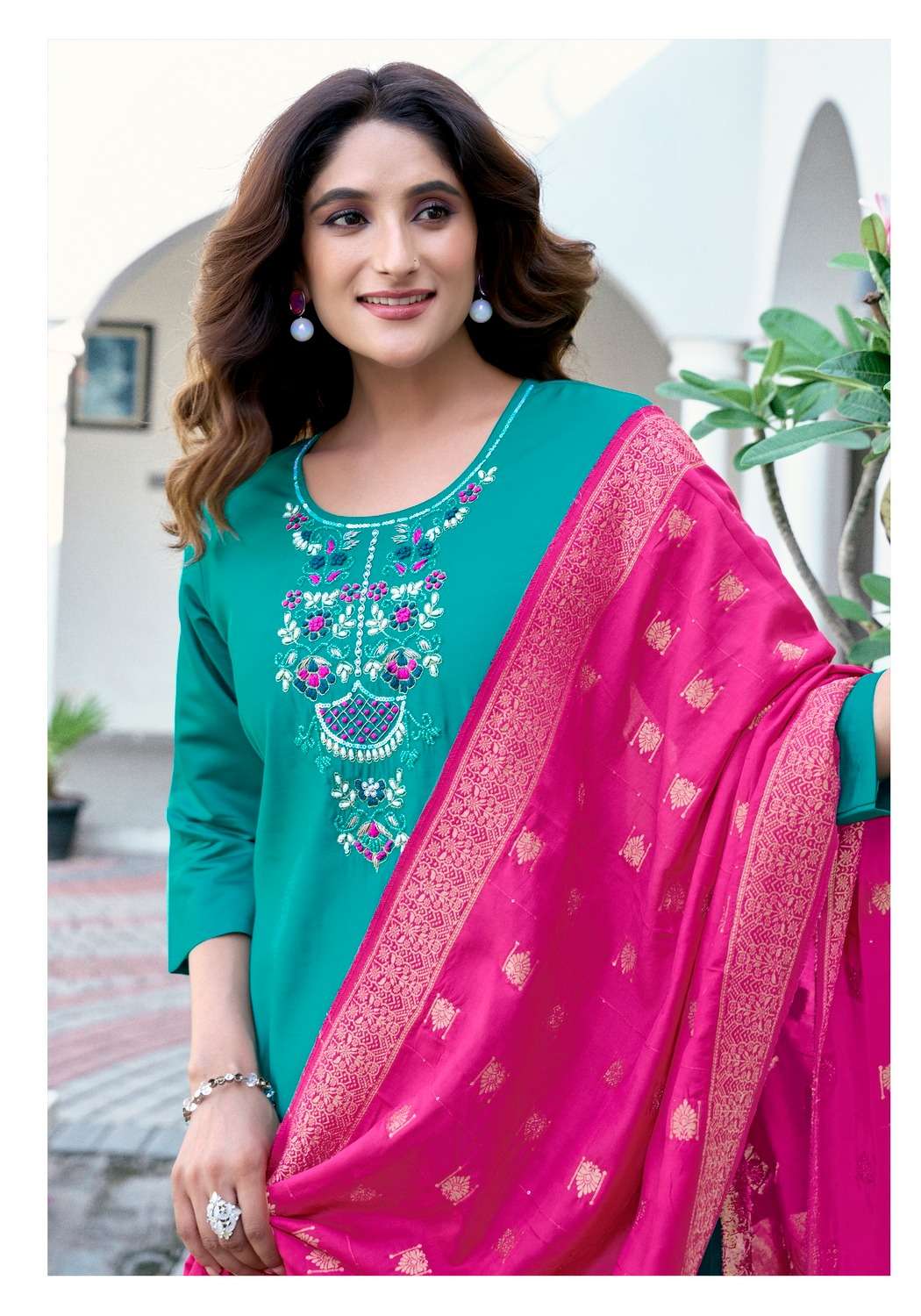 FEMINA VOL:-1 BY VANISKA IN GADWAL SILK KURTI WITH COTTON MAL INNER AND PURE HANDWORK 