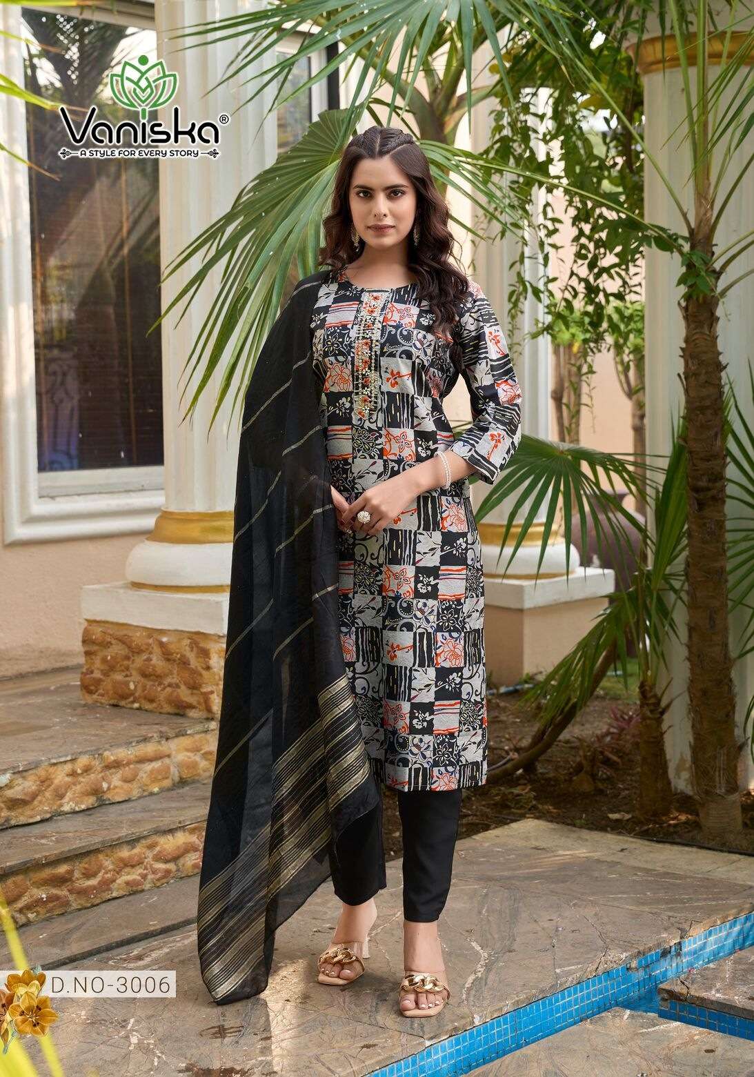 FESTIVAL VOL-3 BY VANSIKA IN MODAL CHANDERI FANCY KHATI SEQUENCE WORK KURTI PANT WITH  DUPATTA 