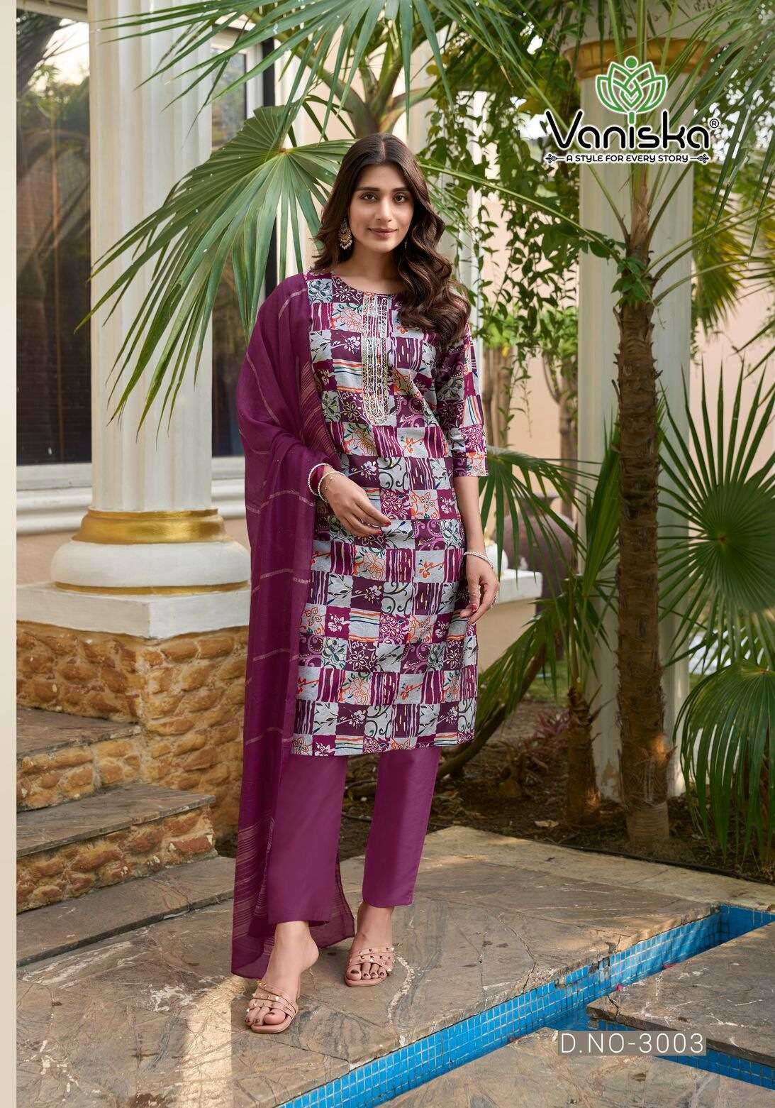 FESTIVAL VOL-3 BY VANSIKA IN MODAL CHANDERI FANCY KHATI SEQUENCE WORK KURTI PANT WITH  DUPATTA 