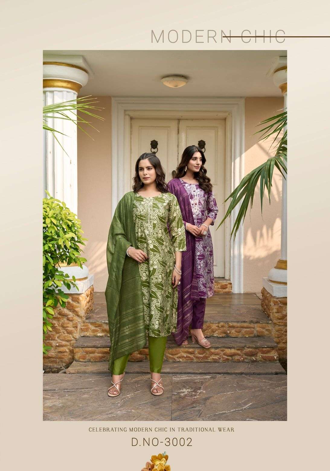 FESTIVAL VOL-3 BY VANSIKA IN MODAL CHANDERI FANCY KHATI SEQUENCE WORK KURTI PANT WITH  DUPATTA 
