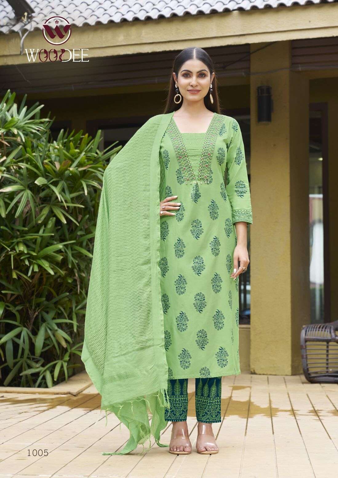 KAIRAA BY WOODEE IN PREMIUM QUALITY RAYON PRINT WITH HAND WORK 