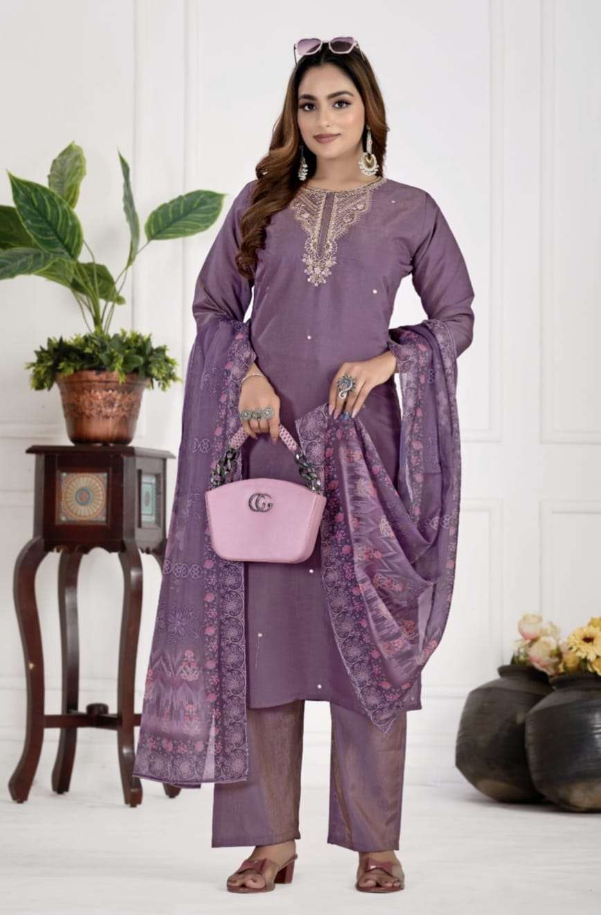 KALINI BY BELLAROSA IN ROMAN SIMMER WITH FANCY EMBROIDERY WORK 