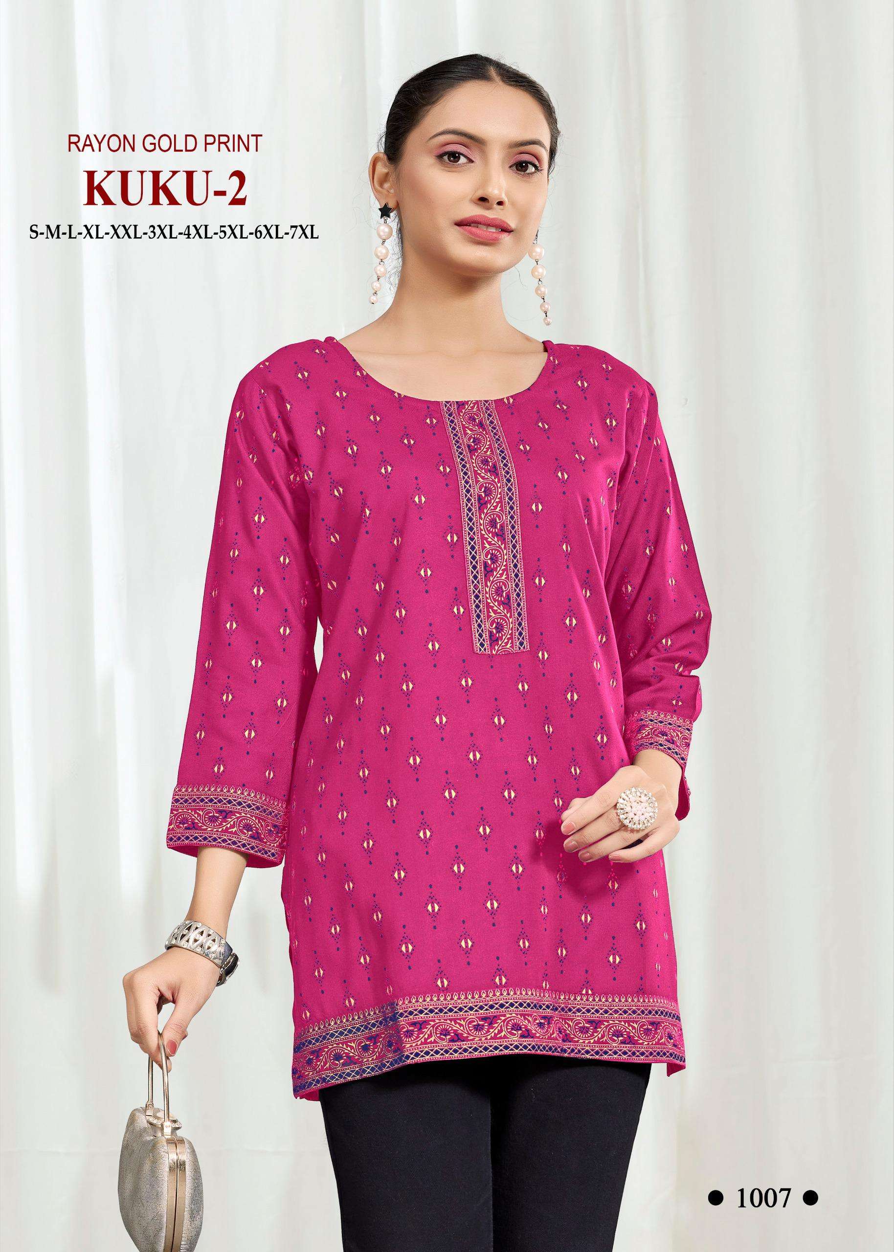 KUKU-2 BY TEXOFAB IN HEAVY RAYON BOMBAY PATTERN MULTI EMBROIDERY SEQUENCE WORK 
