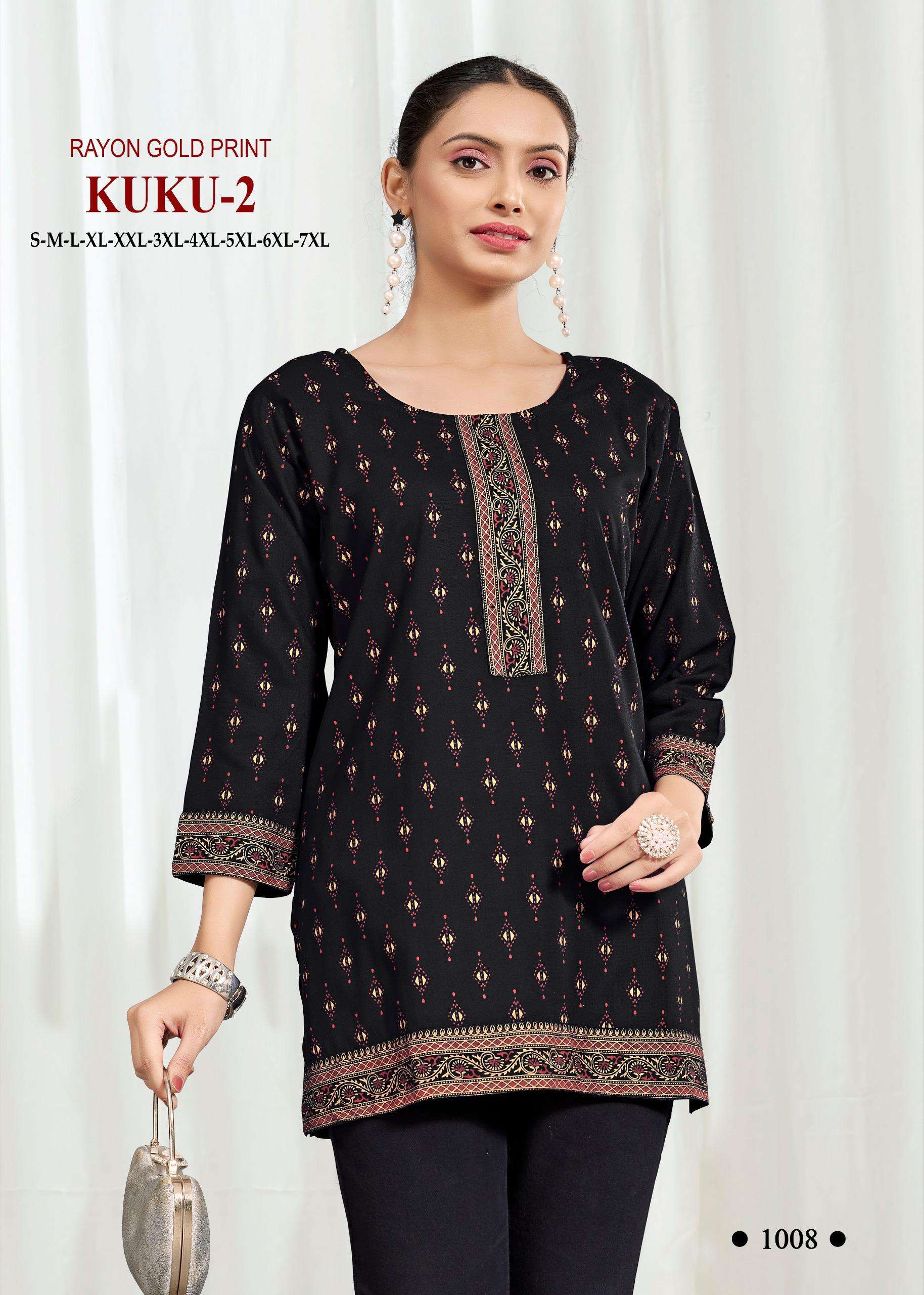 KUKU-2 BY TEXOFAB IN HEAVY RAYON BOMBAY PATTERN MULTI EMBROIDERY SEQUENCE WORK 