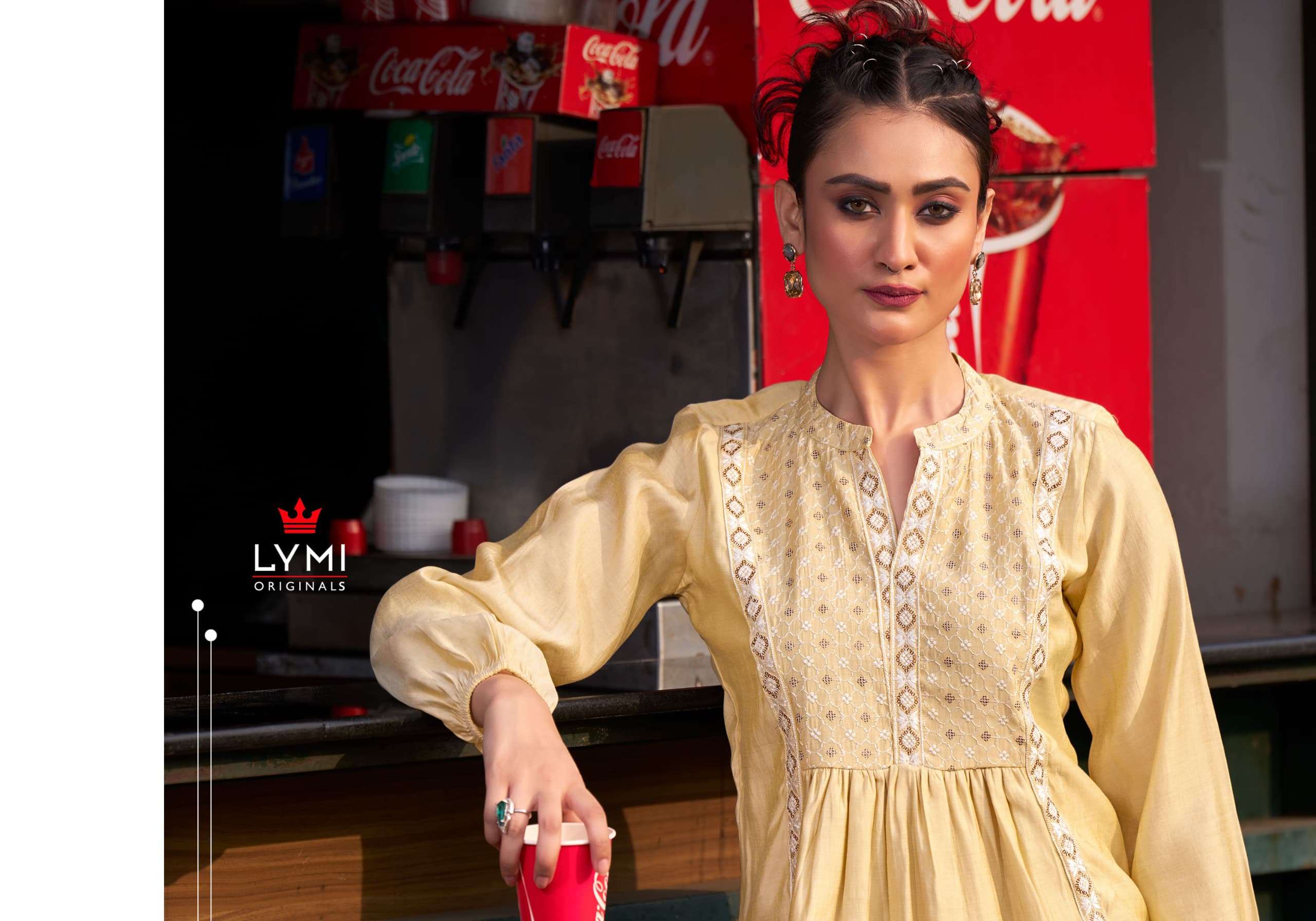 LEGACY BY RANGOON IN SILK WITH WORK AND FULL INNER 