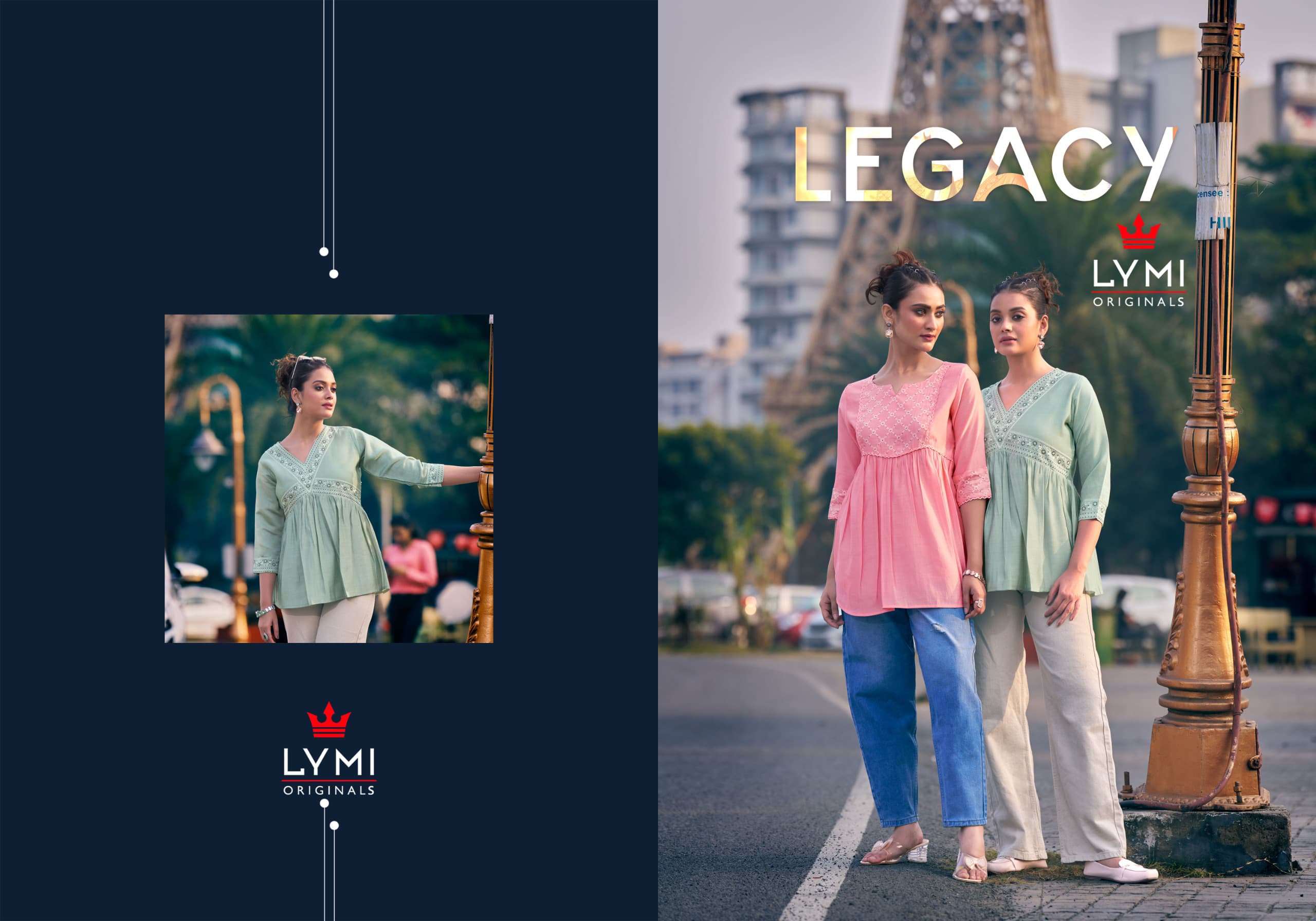 LEGACY BY RANGOON IN SILK WITH WORK AND FULL INNER 
