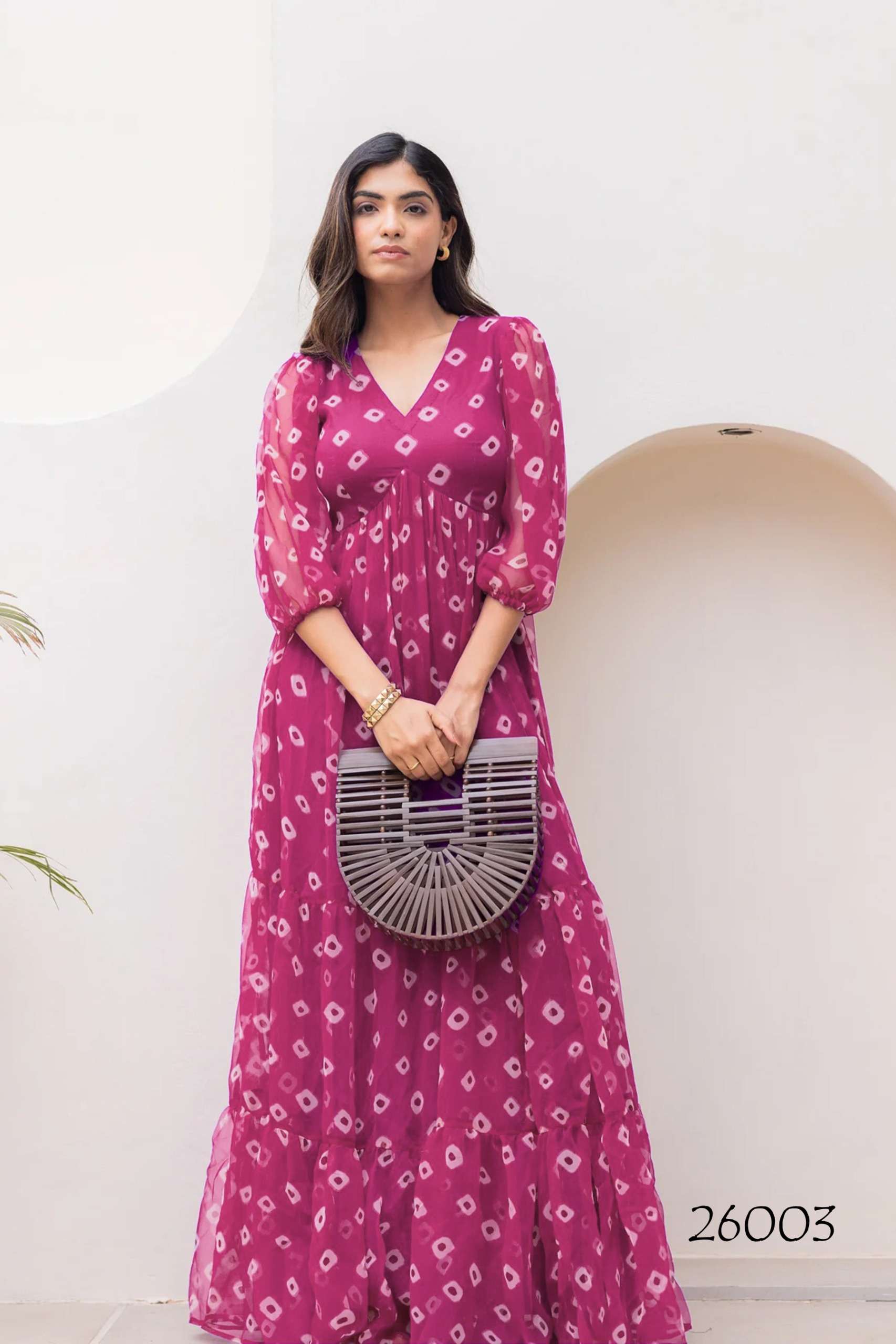 LUCAYA VOL-26 BY TEXOFAB IN FAUX GEORGETTE WITH HEAVY DIGITAL PRINTED GOWN 