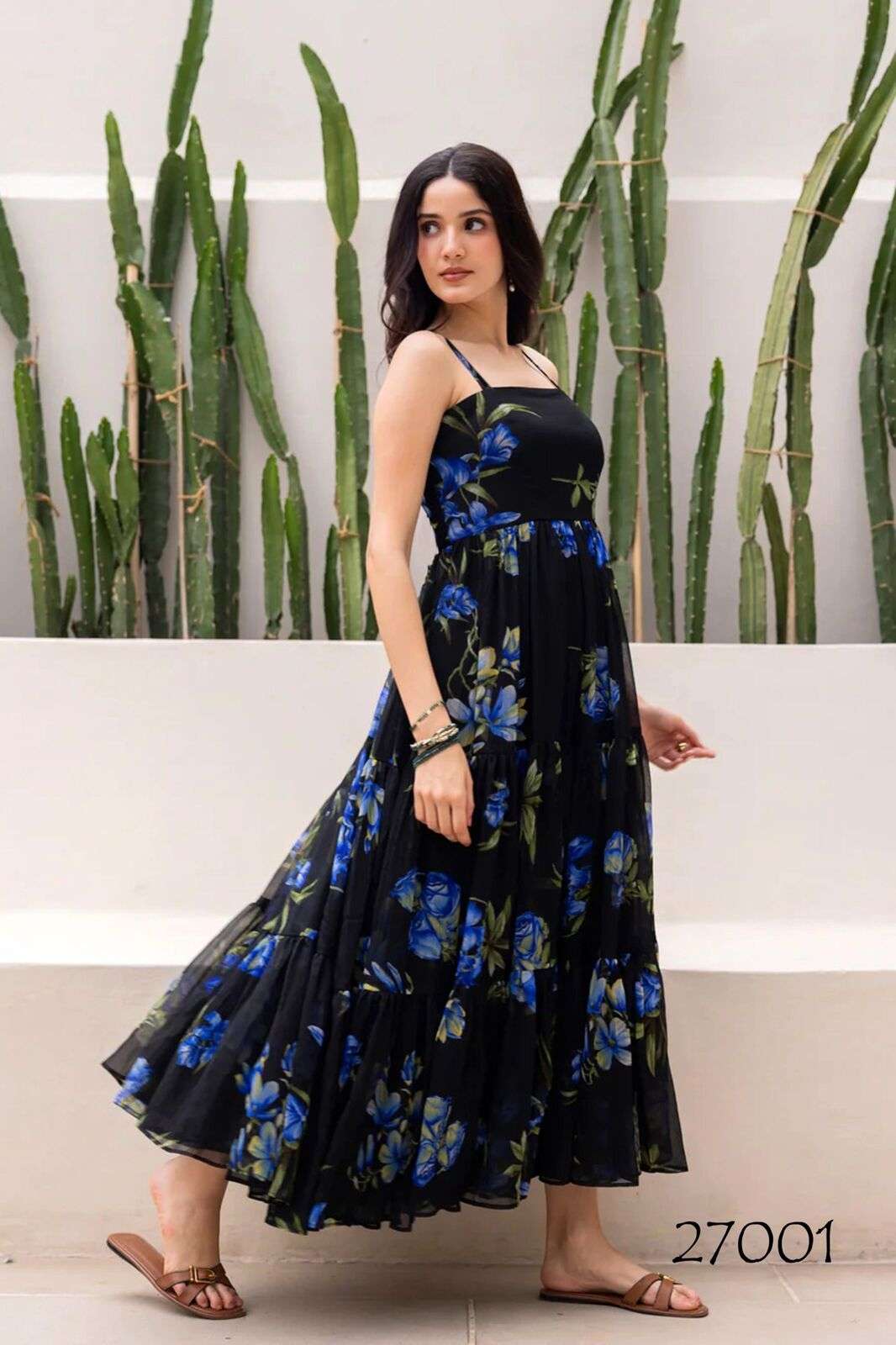 LUCAYA VOL-27 BY TEXOFAB IN FAUX GEORGETTE WITH HEAVY DIGITAL PRINTED GOWN 