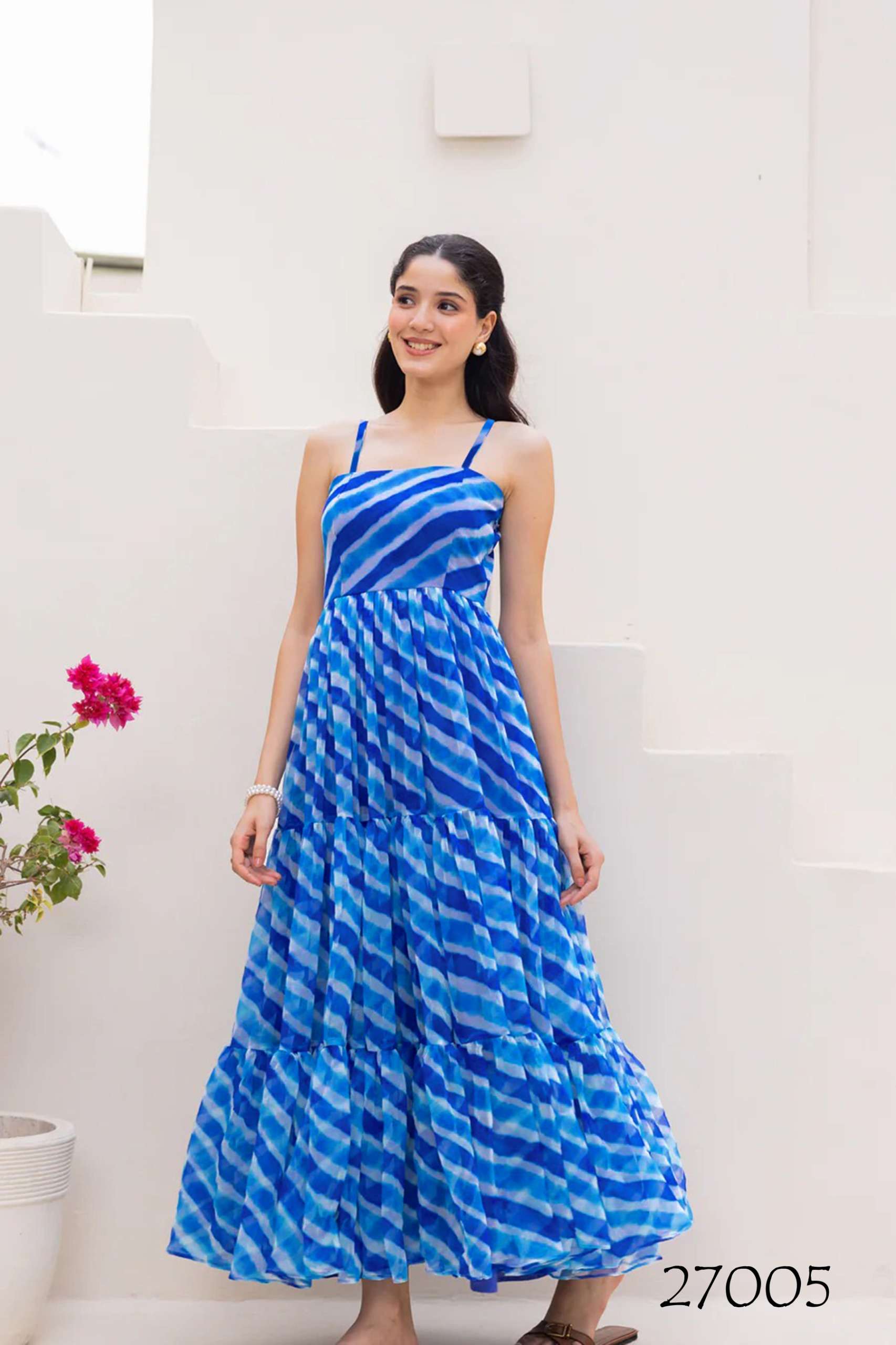 LUCAYA VOL-27 BY TEXOFAB IN FAUX GEORGETTE WITH HEAVY DIGITAL PRINTED GOWN 