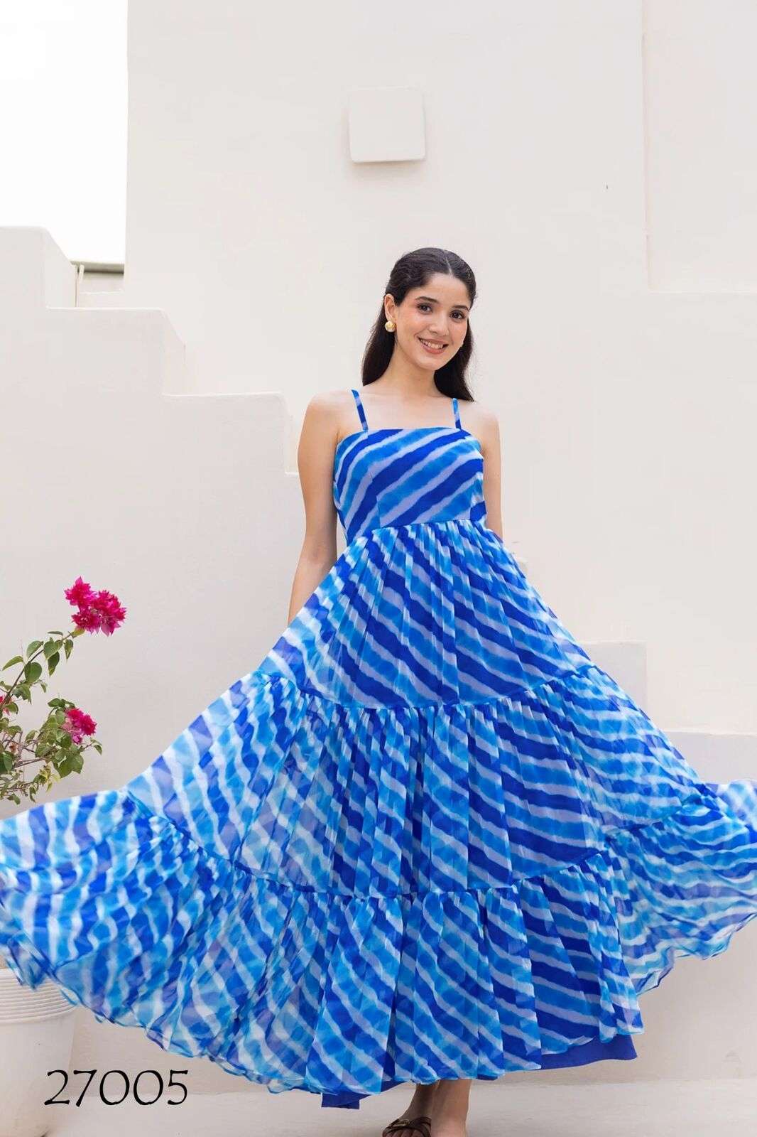 LUCAYA VOL-27 BY TEXOFAB IN FAUX GEORGETTE WITH HEAVY DIGITAL PRINTED GOWN 