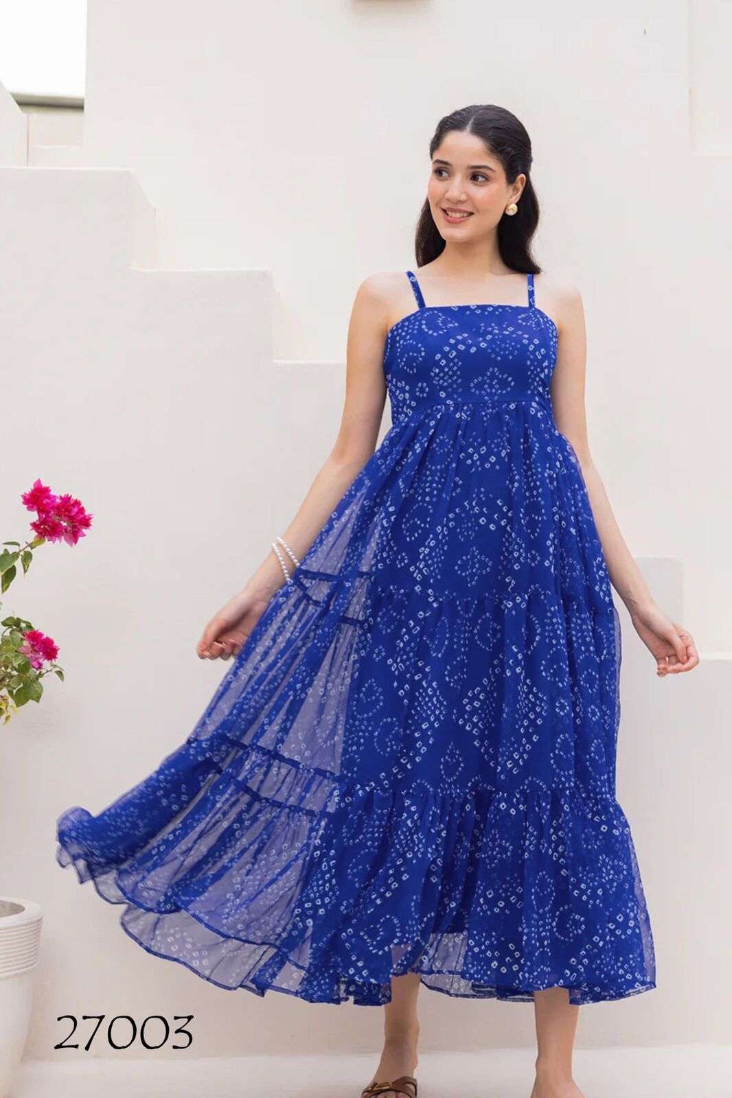 LUCAYA VOL-27 BY TEXOFAB IN FAUX GEORGETTE WITH HEAVY DIGITAL PRINTED GOWN 