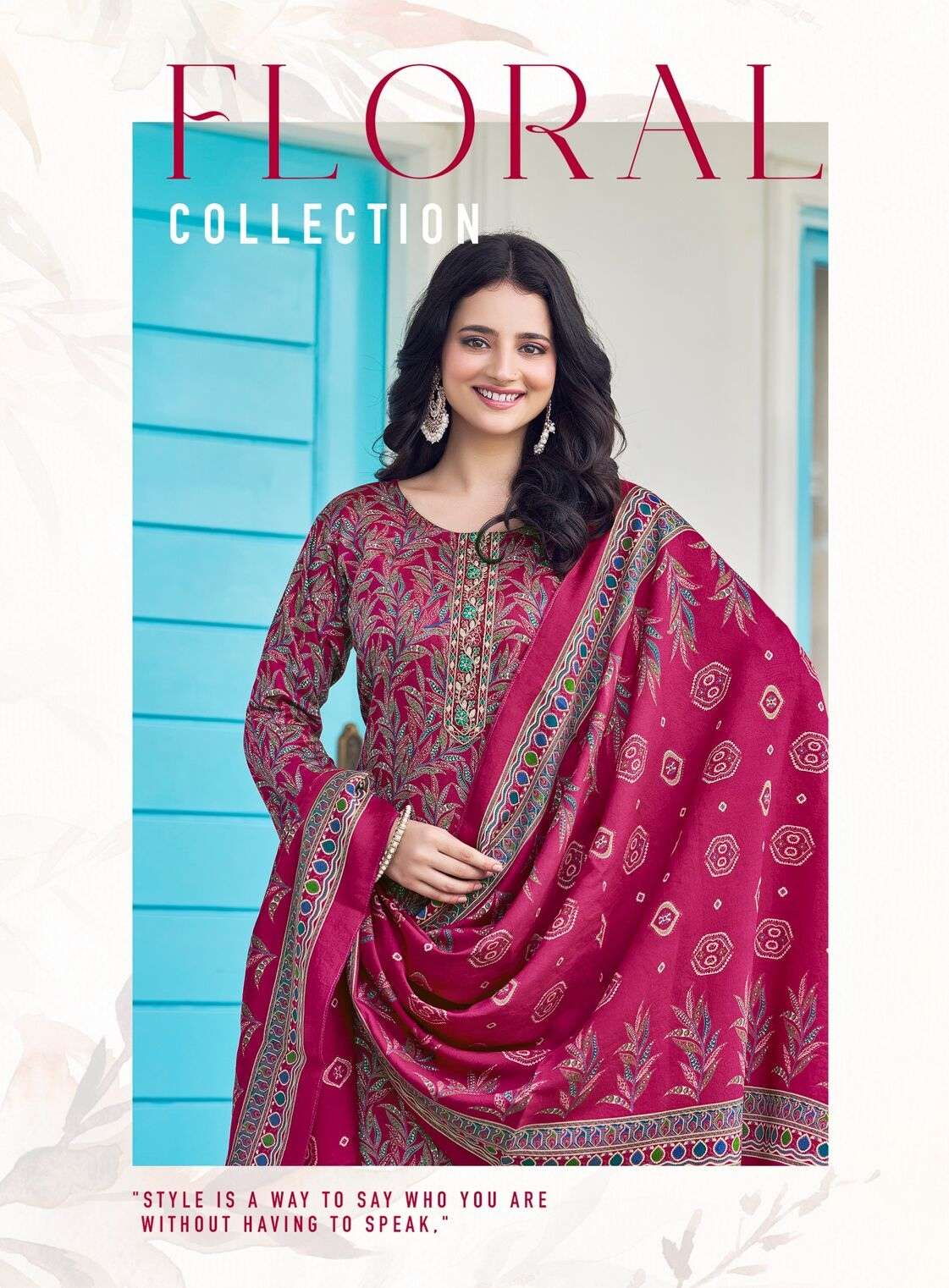 NAZRANA VOL 2 BY RADHIKA LIFESTYLE IN JAM SATIN DISCHARGE PRINT WITH EMBROIDERY WORK