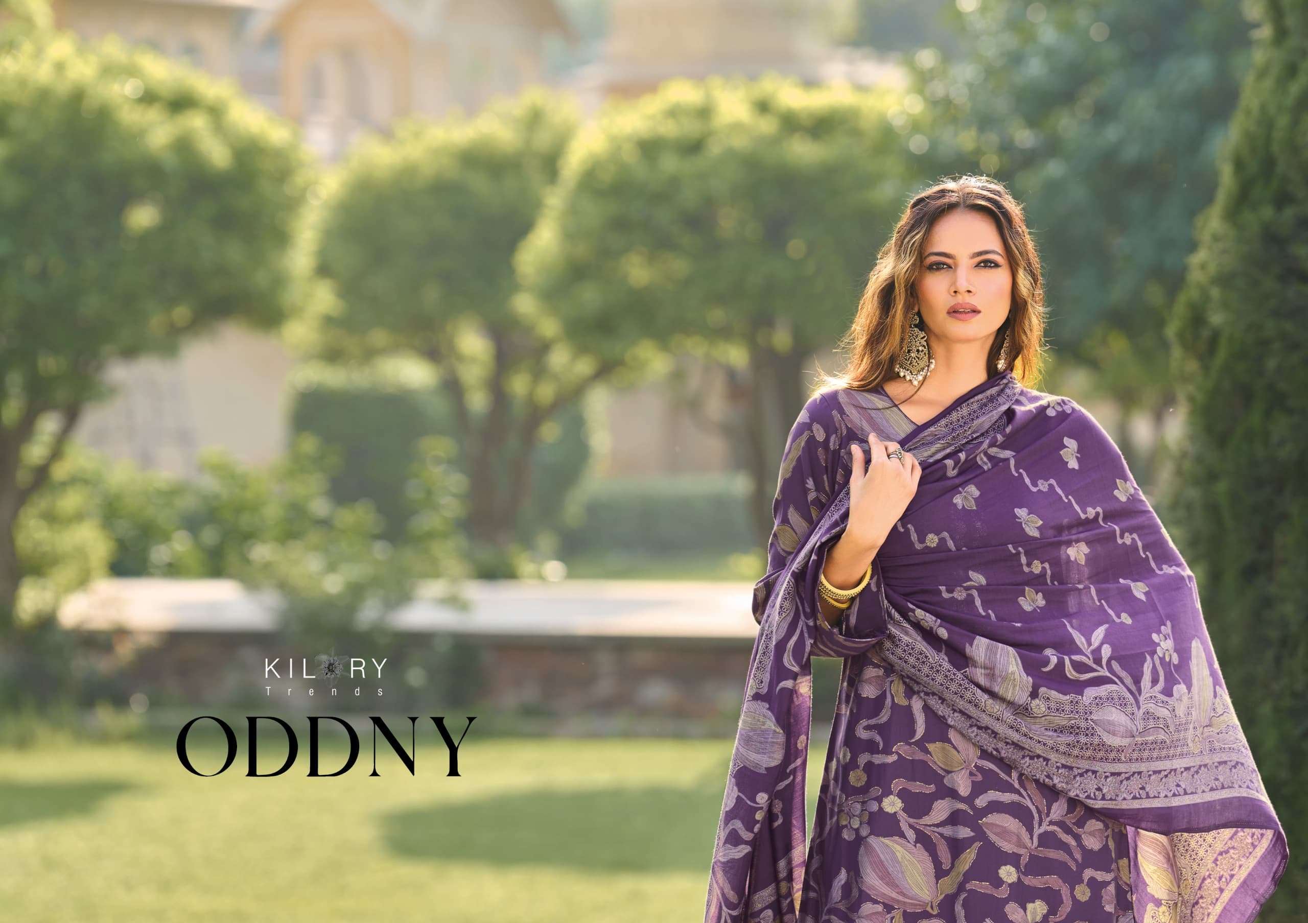 ODDNY BY KILORY TRENDS IN PURE MUSLIN WITH FANCY HAND WORK 