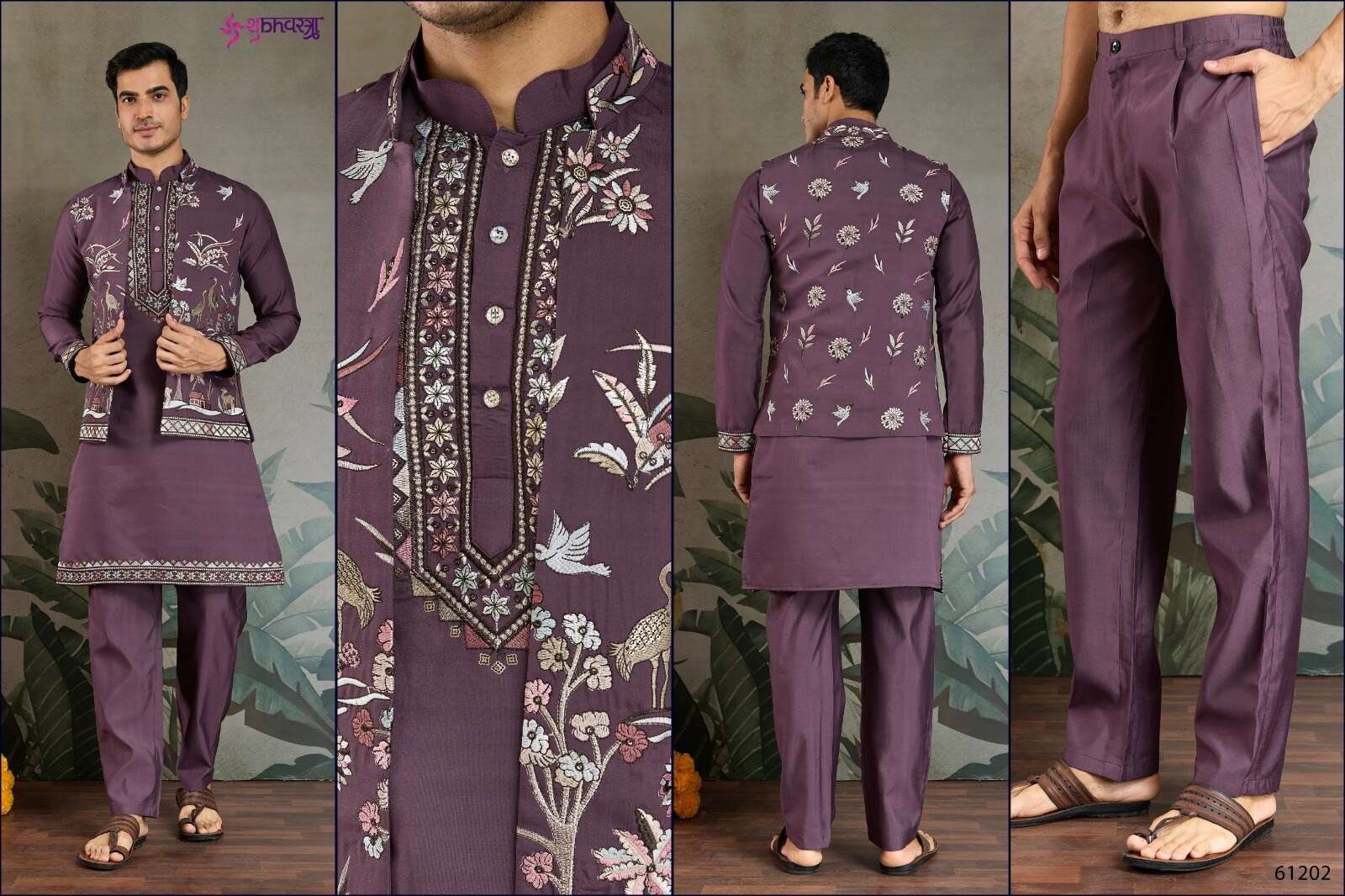 RAJWADA ATTIRE-4 BY SHUBHVASTRA NEW KURTA COLLOCTION WITH OPEN JACKET STYLE 