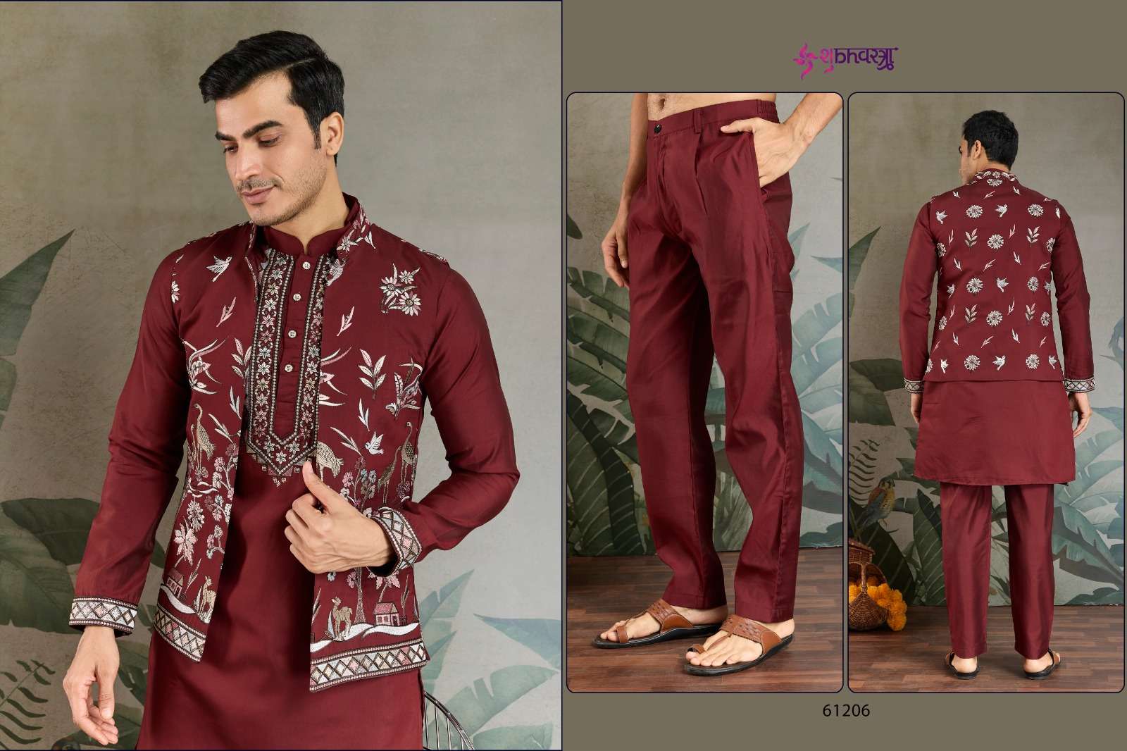 RAJWADA ATTIRE-4 BY SHUBHVASTRA NEW KURTA COLLOCTION WITH OPEN JACKET STYLE 