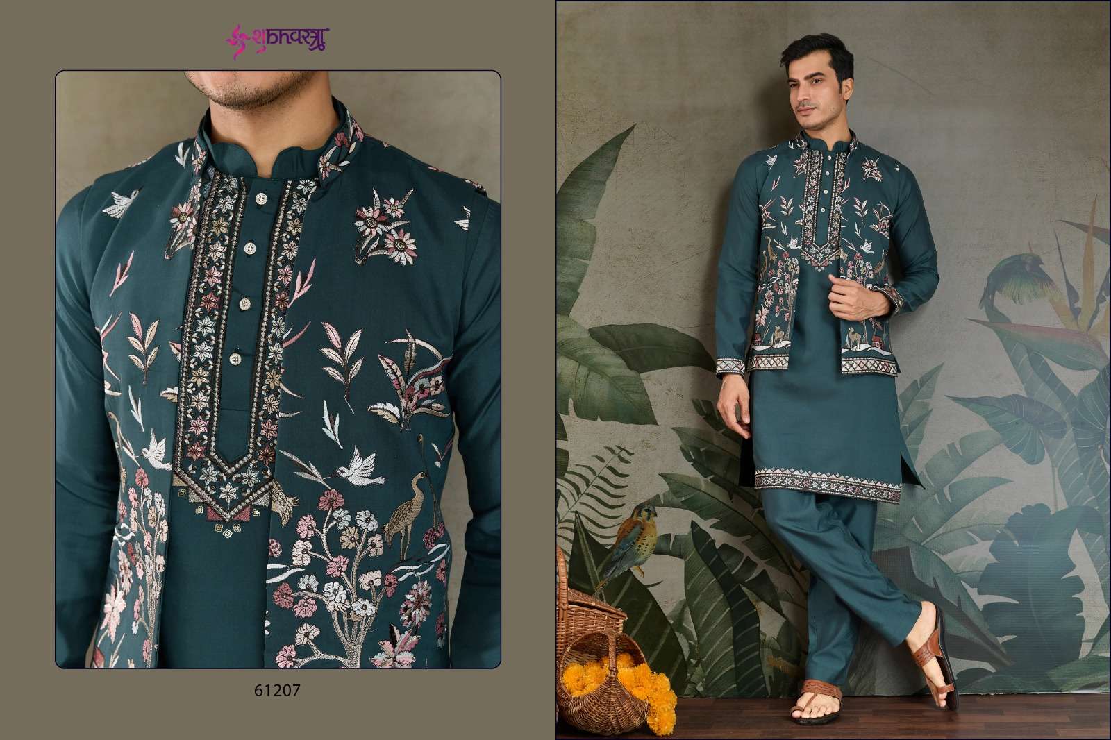 RAJWADA ATTIRE-4 BY SHUBHVASTRA NEW KURTA COLLOCTION WITH OPEN JACKET STYLE 
