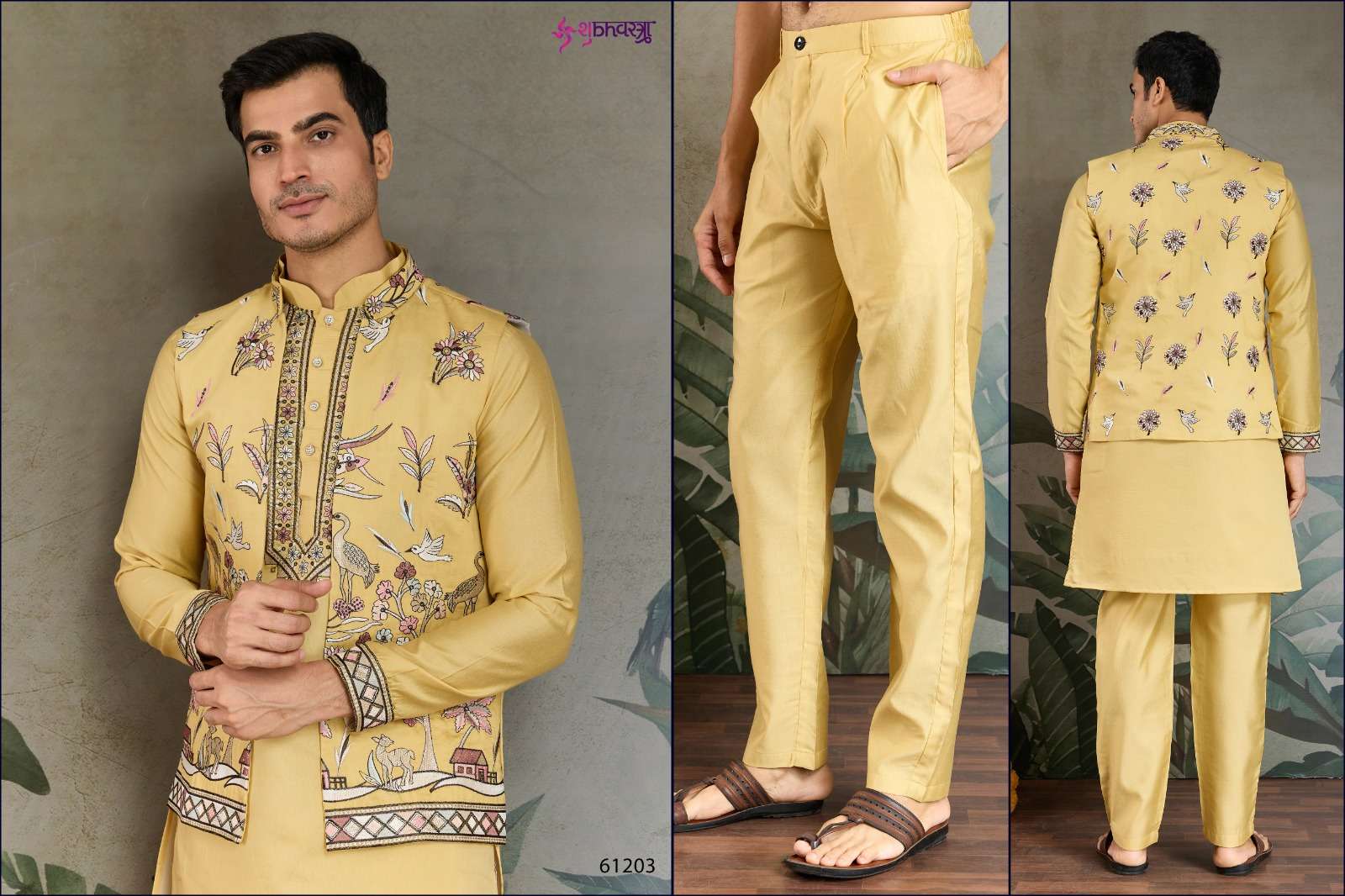 RAJWADA ATTIRE-4 BY SHUBHVASTRA NEW KURTA COLLOCTION WITH OPEN JACKET STYLE 