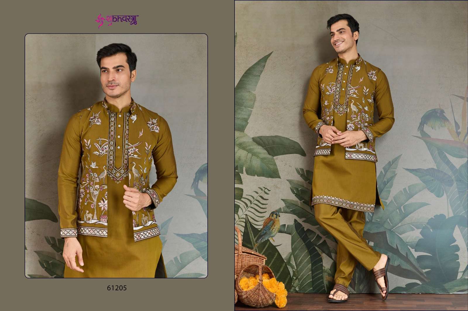 RAJWADA ATTIRE-4 BY SHUBHVASTRA NEW KURTA COLLOCTION WITH OPEN JACKET STYLE 