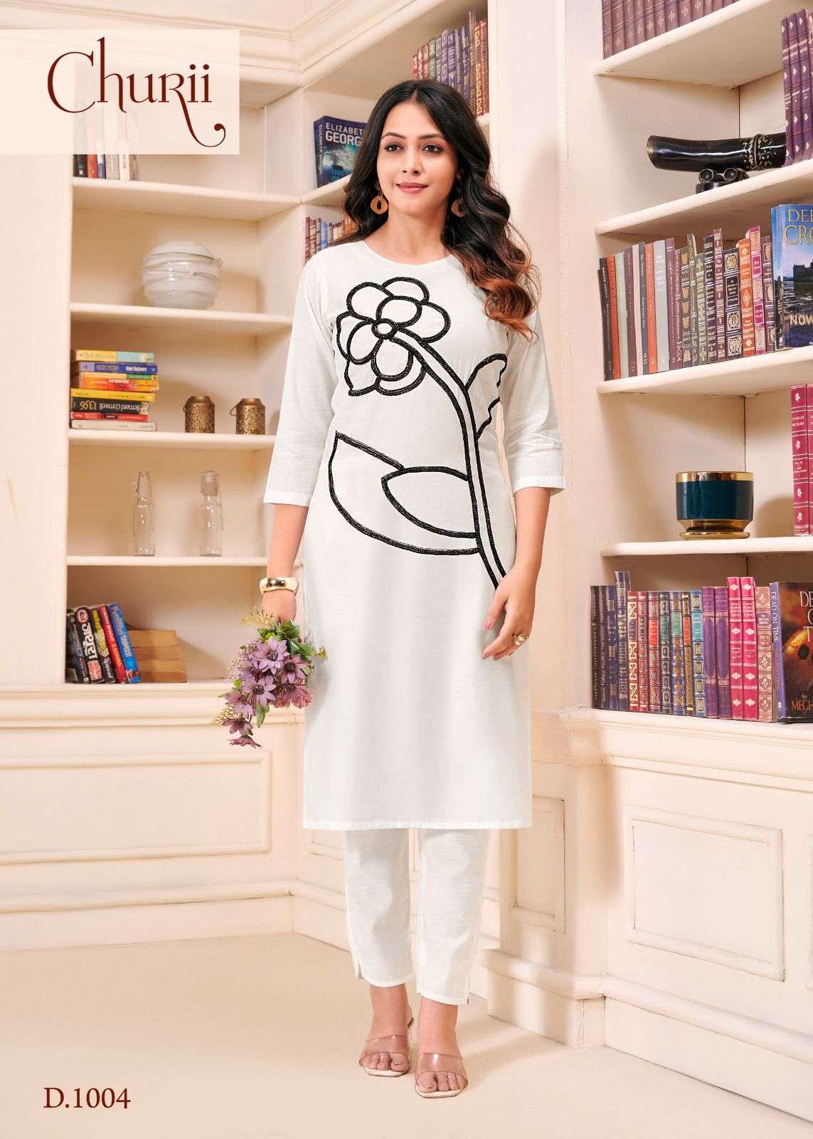 ROSE BY CHURII IN VATICAN TOP WITH INNER AND PANT WITH POCKET 