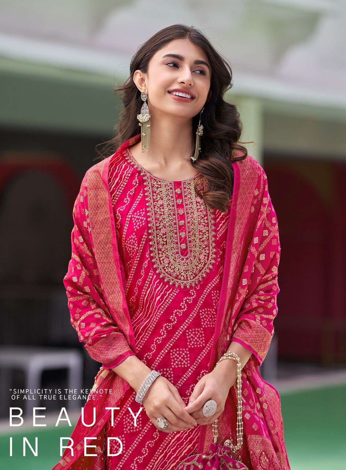 SAJNI VOL-2 BY RADHIKA LIFE STYLE IN REYON PRINT KURTI PANT WITH DUPATTA 