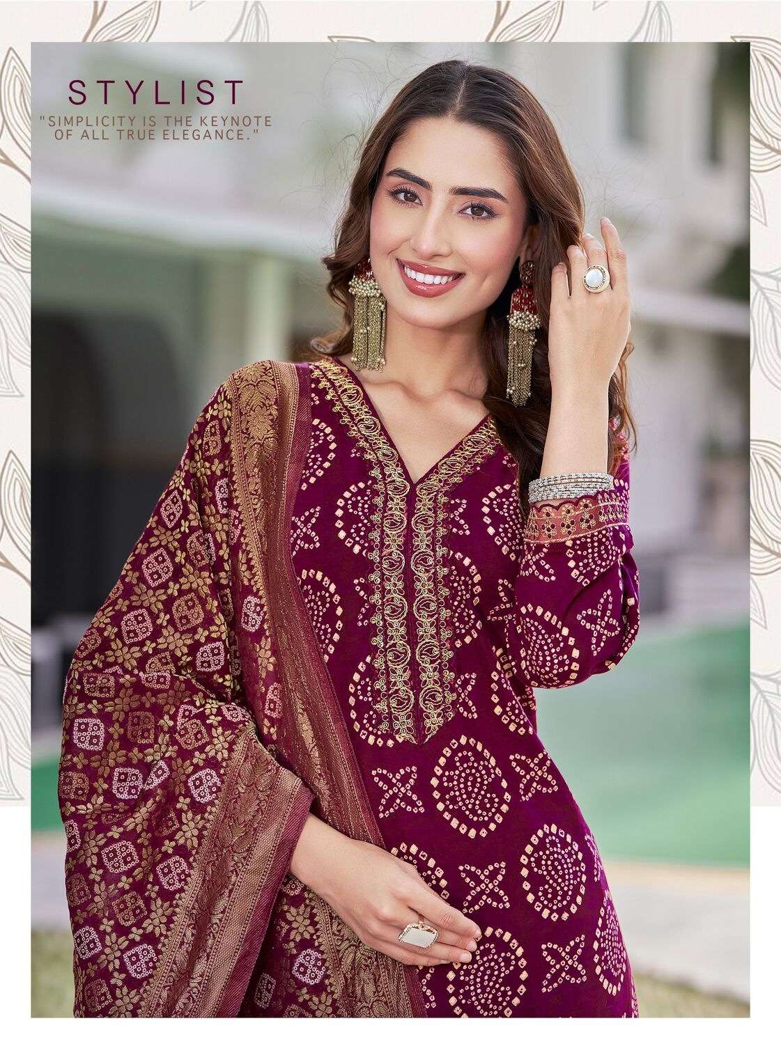 SAJNI VOL-2 BY RADHIKA LIFE STYLE IN REYON PRINT KURTI PANT WITH DUPATTA 