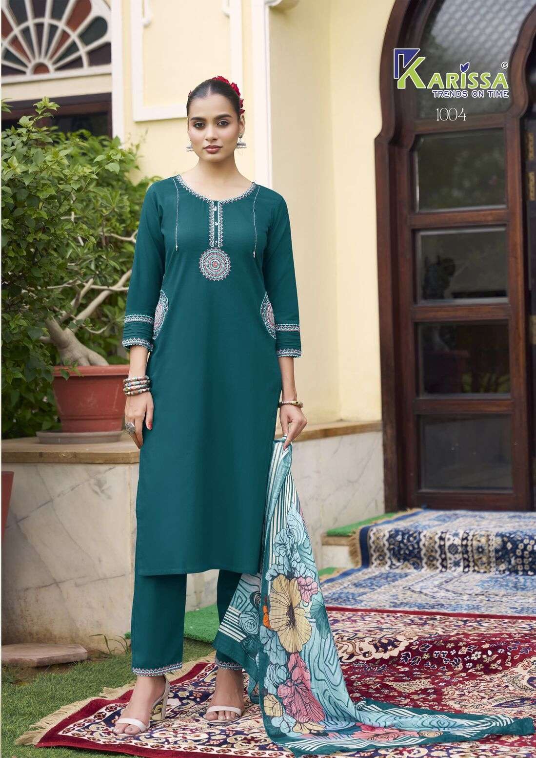 SANIA BY KARISSA IN PREMIUM PURE HEAVY COTTON FLEX TOP BOTTOM WITH DUPATTA