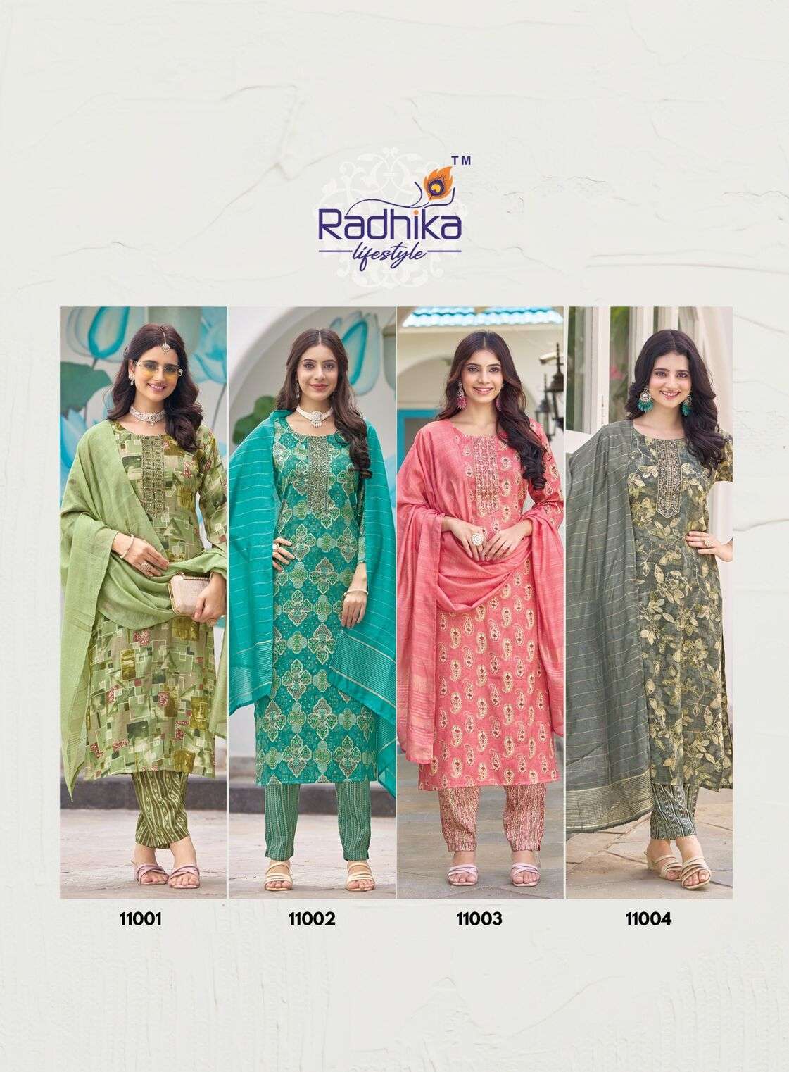 SEERAT VOL:-11 BY RADHIKA LIFESTYLE IN REYON WITH CAPSULE FOIL PRINT AND EMBROIDERY WORK
