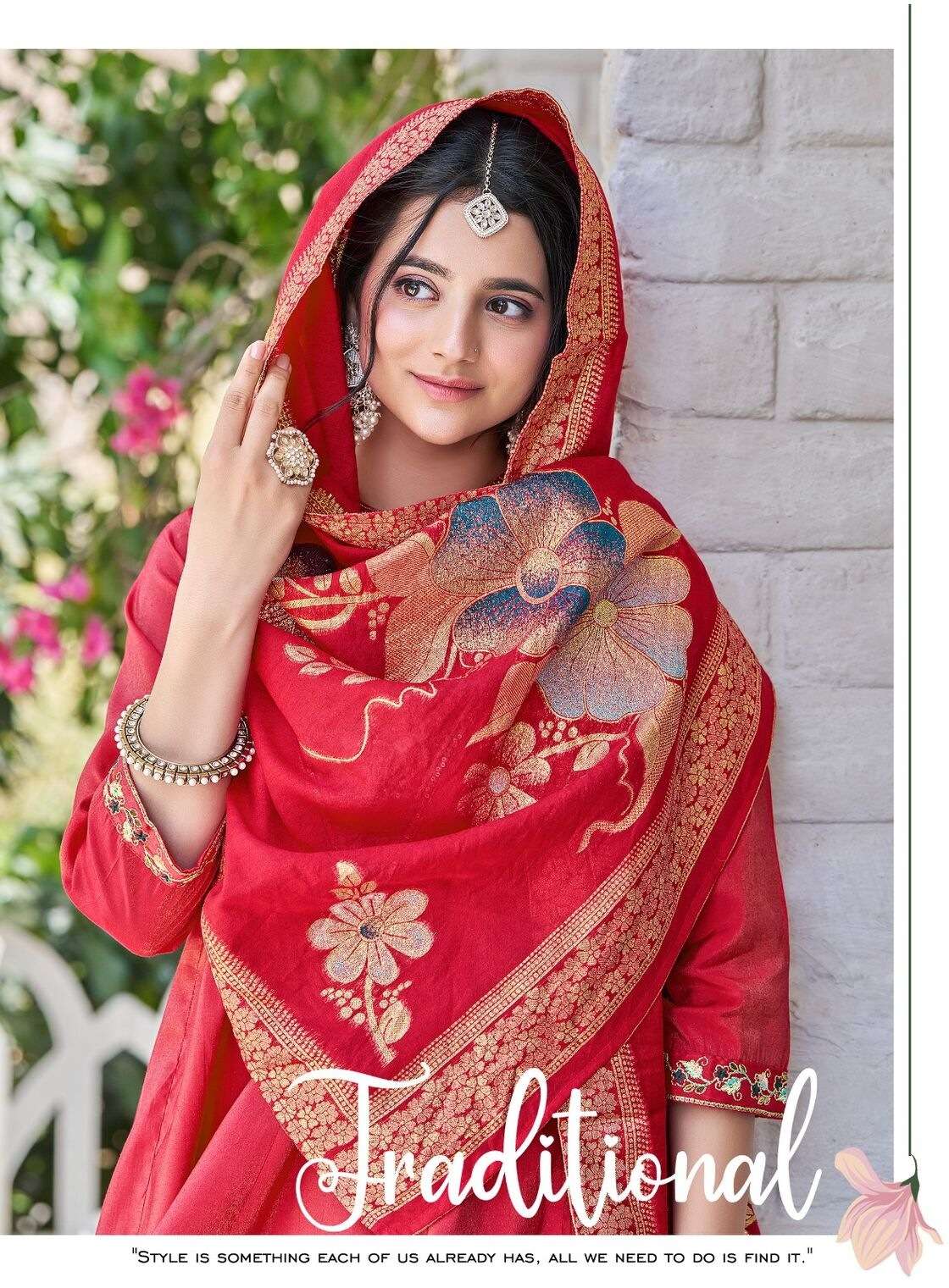 SHAYONA VOL-1 BY RADHIKA LIFESTYLE IN HEAVY SIMAR WITH WORK AND JACQUARD DUPPTTA