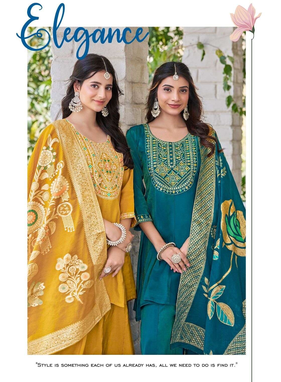 SHAYONA VOL-1 BY RADHIKA LIFESTYLE IN HEAVY SIMAR WITH WORK AND JACQUARD DUPPTTA