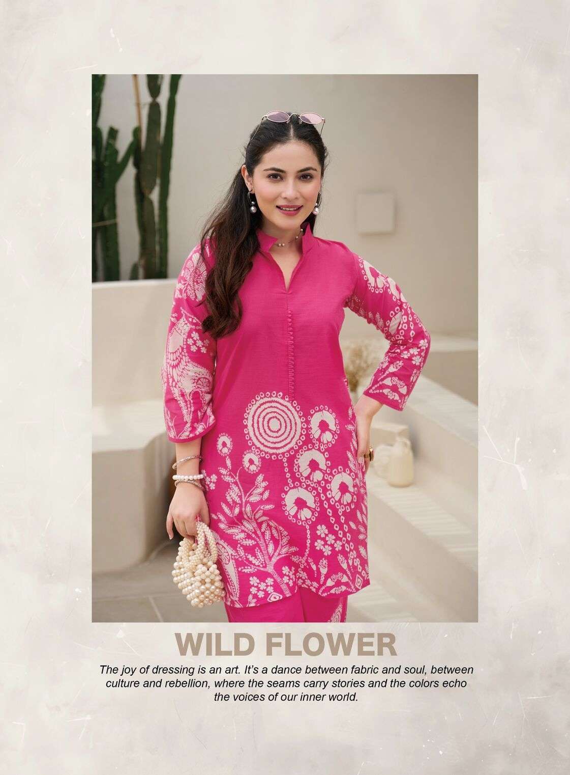 SHINE VOL-2 BY RADHIKA LIFE STYLE IN PURE COTTON DISCHARGE 60-60 PRINT CO-ORD SET 