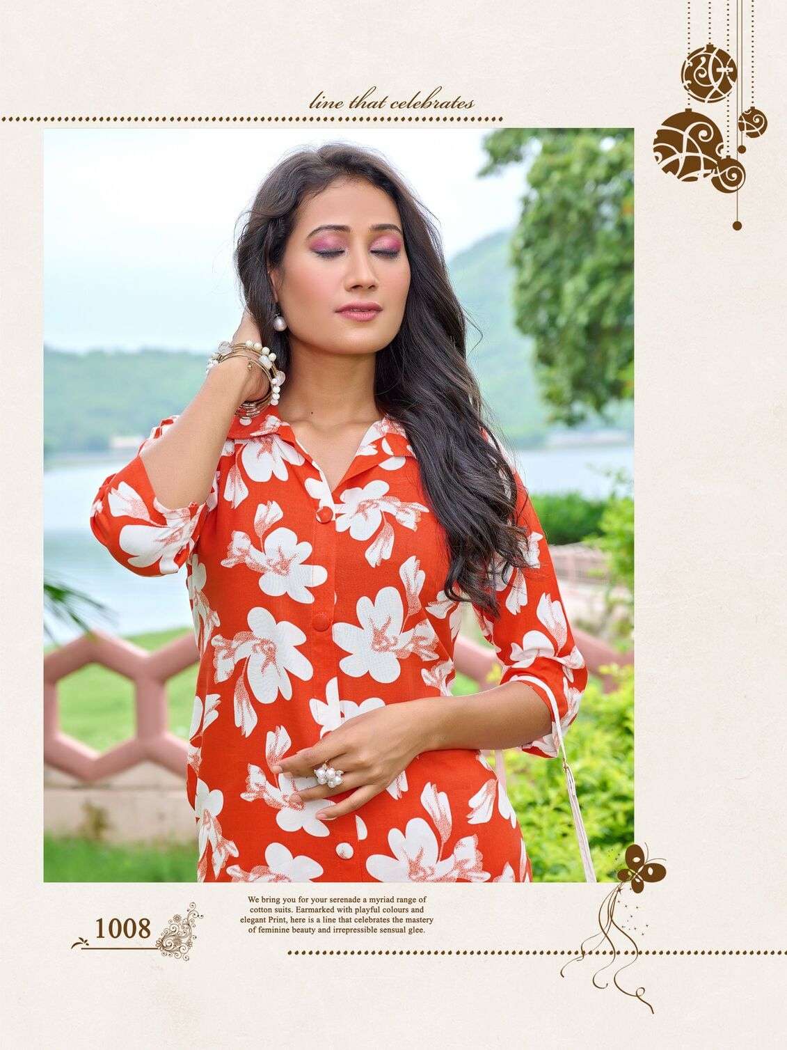 SHIVU-2 BY PAAVI IN HEAVY RAYON FLWER PRINT WITH POCKET CO-ORD SET 