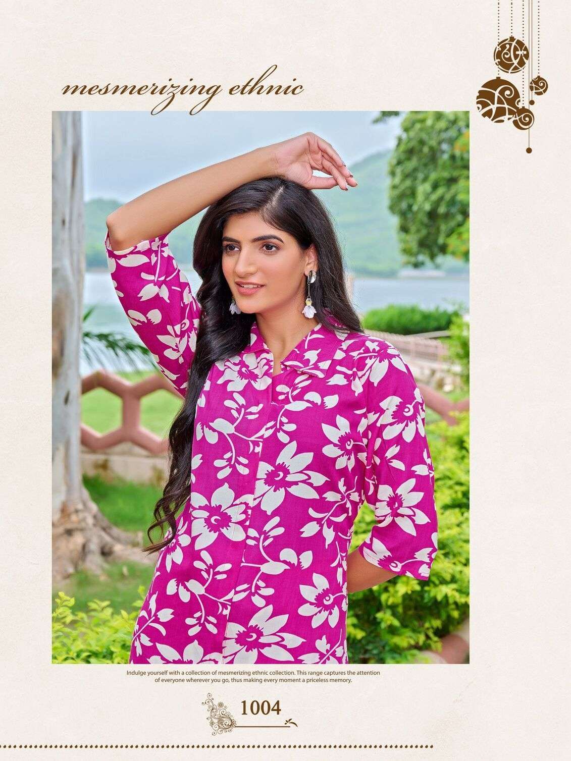 SHIVU-2 BY PAAVI IN HEAVY RAYON FLWER PRINT WITH POCKET CO-ORD SET 