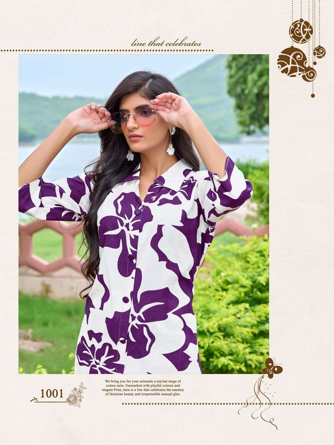 SHIVU-2 BY PAAVI IN HEAVY RAYON FLWER PRINT WITH POCKET CO-ORD SET 