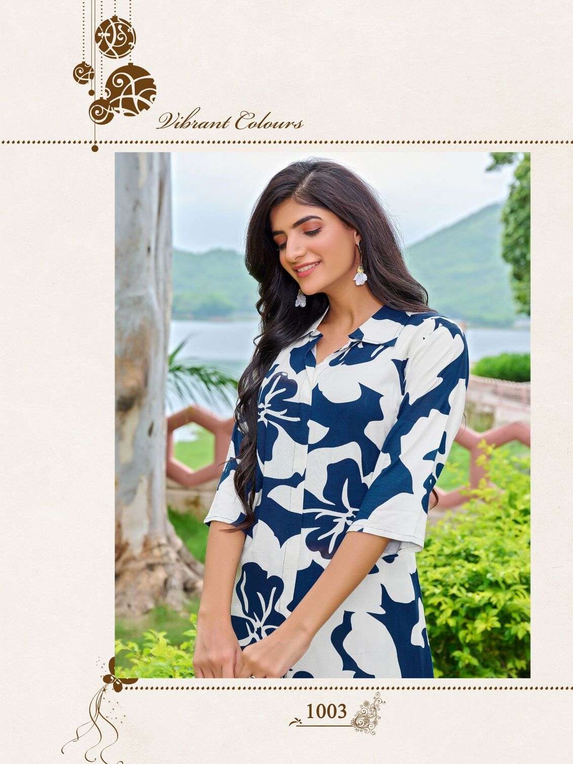 SHIVU-2 BY PAAVI IN HEAVY RAYON FLWER PRINT WITH POCKET CO-ORD SET 