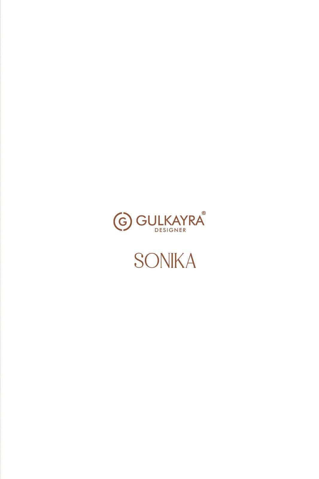 SONIKA BY GULKAYRA DESIGNER IN REAL CHINON WITH DIGITAL PRINT AND EMBROIDERY WORK 