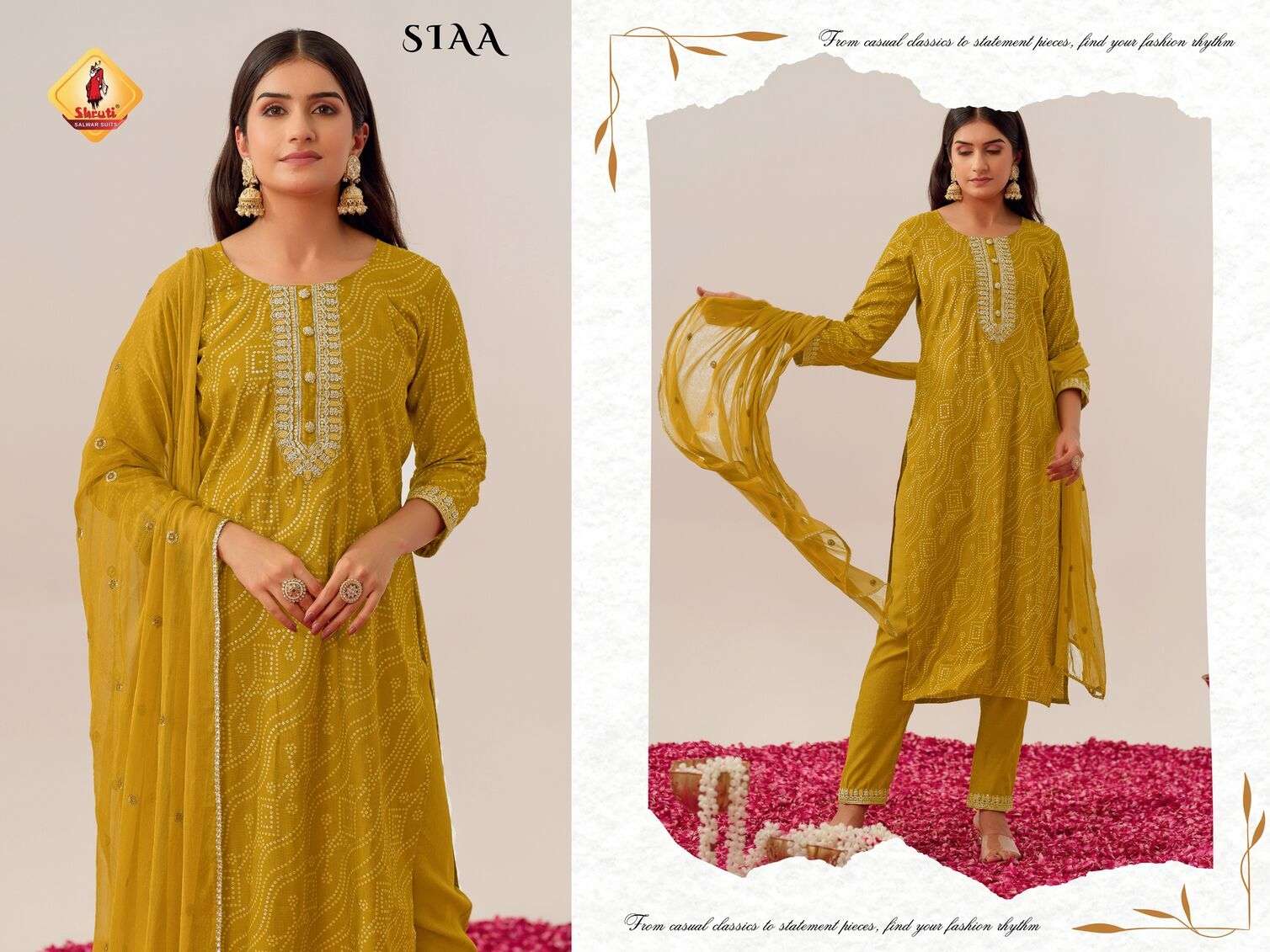 STYLE SUTRA BY SHRUTI SUITS IN PURE VISCOSE VATICAN SOFT SILK WITH TRENDY PRINTS 