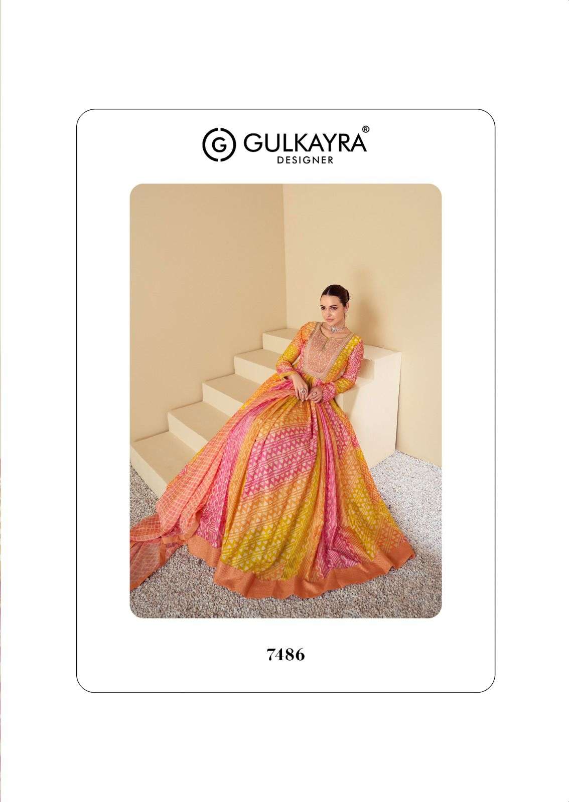 VAARI BY GULKAYRA DESIGNER IN REAL MUSLIN DIGITAL PRINT DRESS WITH EMBROIDERY WORK 