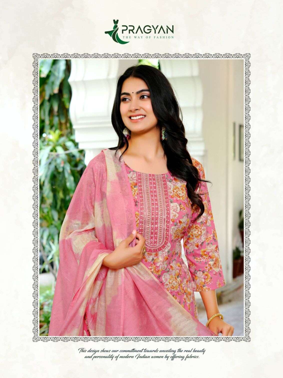 VANI VOL-1 BY PRAGYAN IN HEAVY RAYON PRINTED TOP BOTTOM AND FANCY EMBROIDERY WORK 