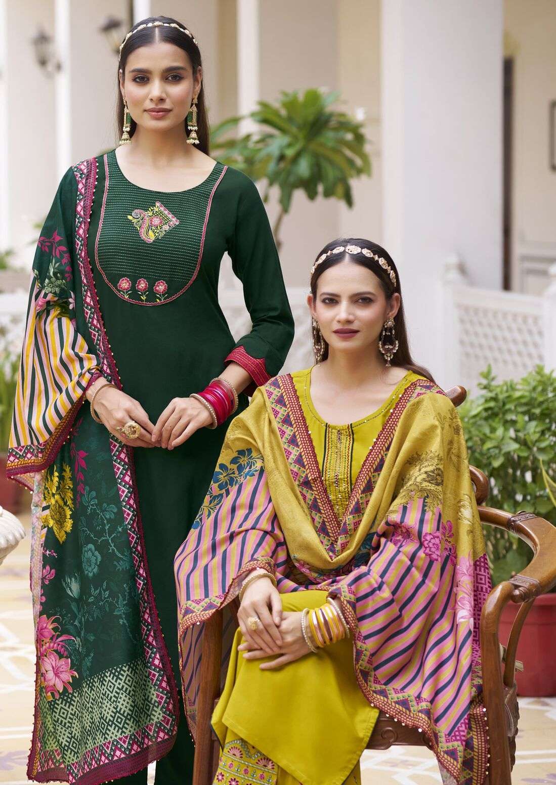 VIDISHA VOL-10 BY KARISSA IN PREMIUM LIVE RAYON WITH 3 PCS CONCEPT WITH HAND WORK