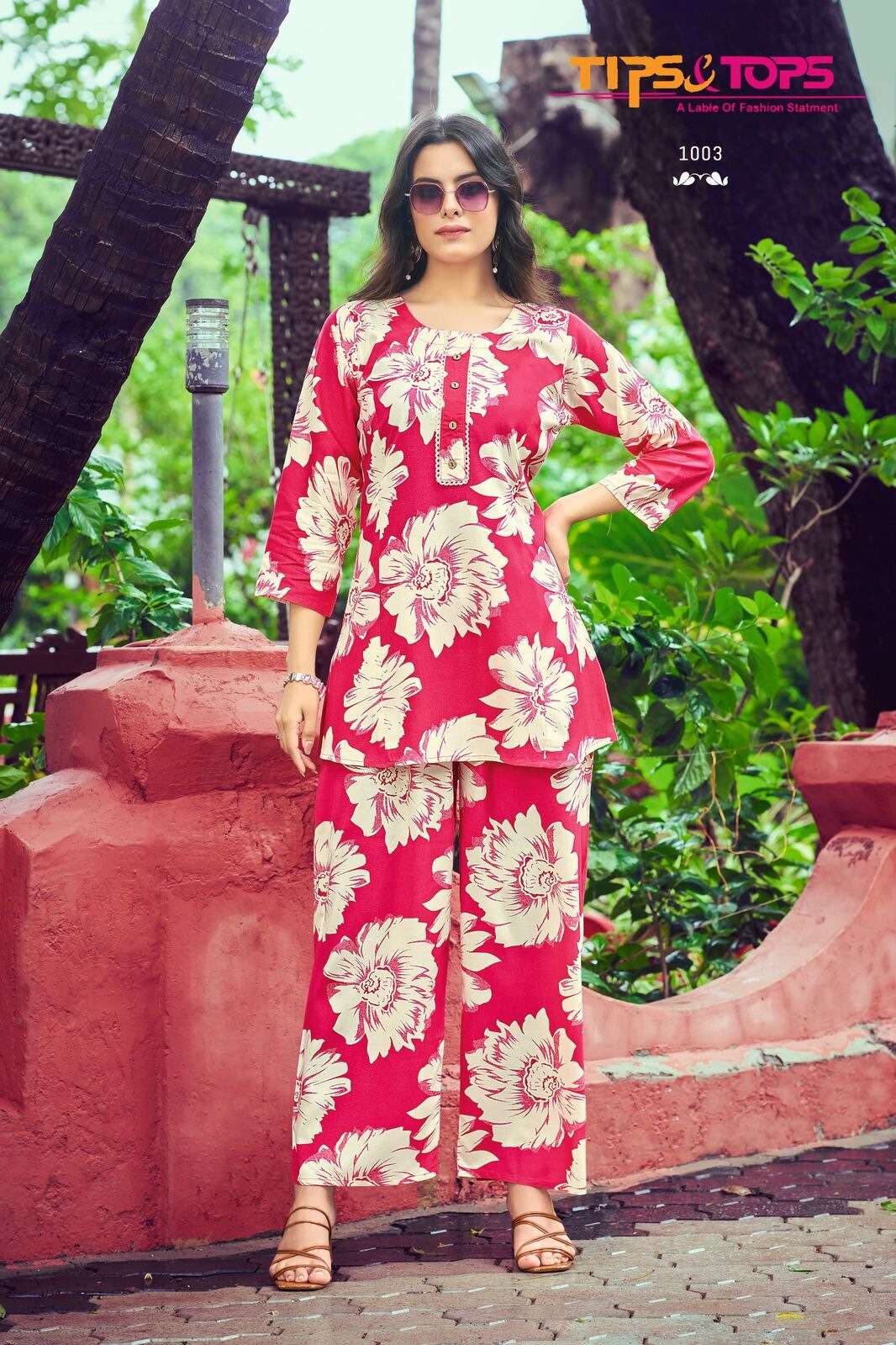 VIONA VOL:- 3 BY TIPS & TOPS IN HEAVY RAYON PRINT CO-ORD SET COLLECTION